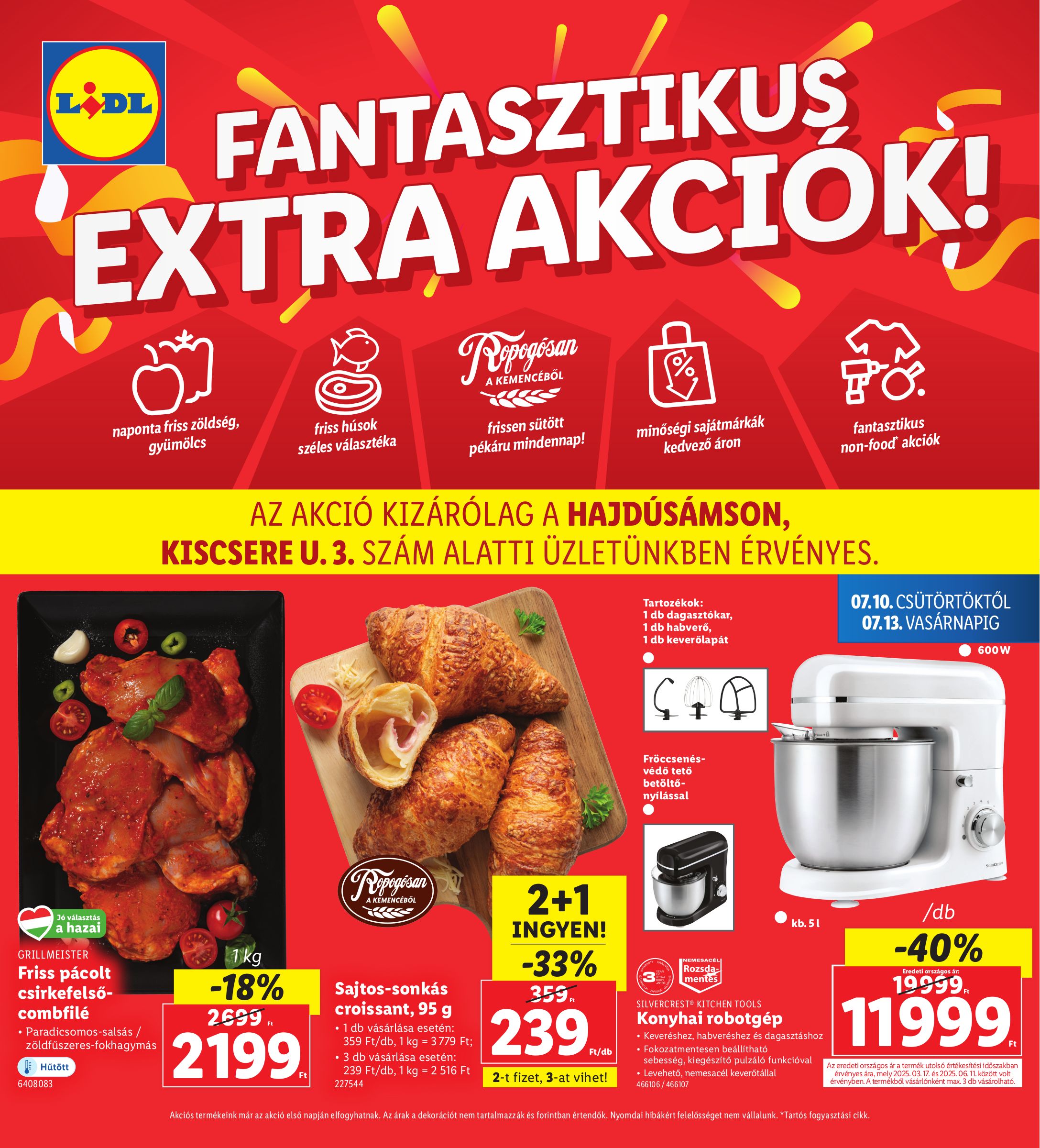 lidl - Lidl - Hajdúsámson akciós újság, érvényes 07.10. - 07.13.