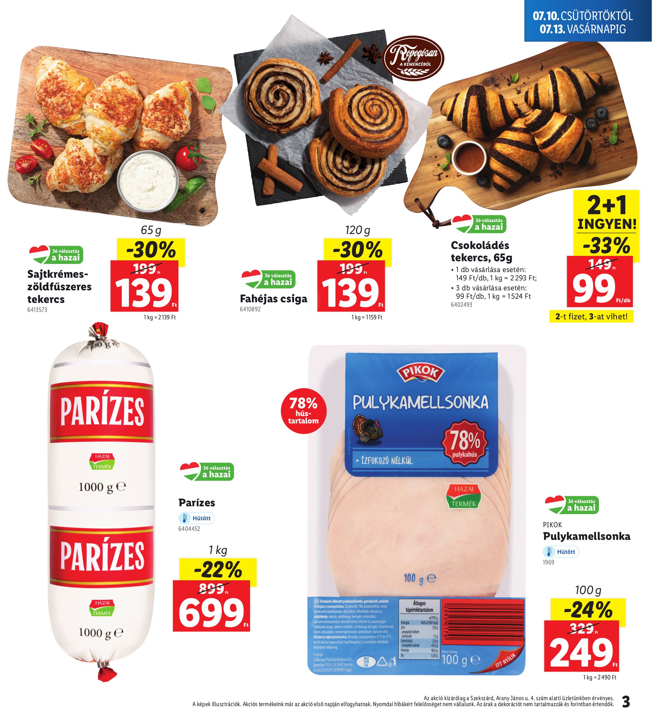 lidl - Lidl - Szekszárd akciós újság, érvényes 07.10. - 07.13. - page: 3