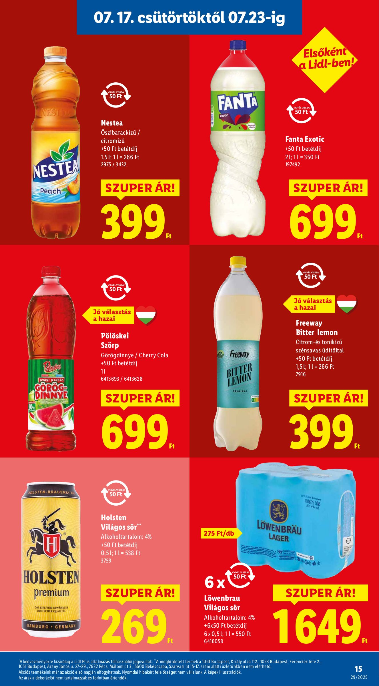 lidl - Lidl akciós újság, érvényes 07.17. - 07.23. - page: 15 lidl - Lidl akciós újság, érvényes 07.17. - 07.23. - page: 15