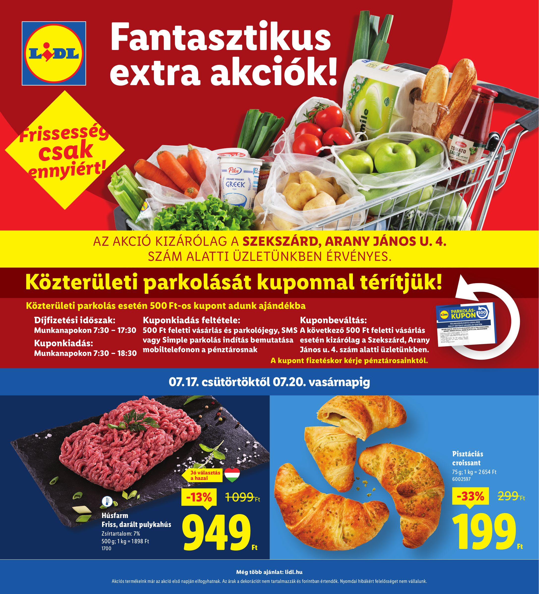 lidl - Lidl - Szekszárd akciós újság, érvényes 07.17. - 07.20.