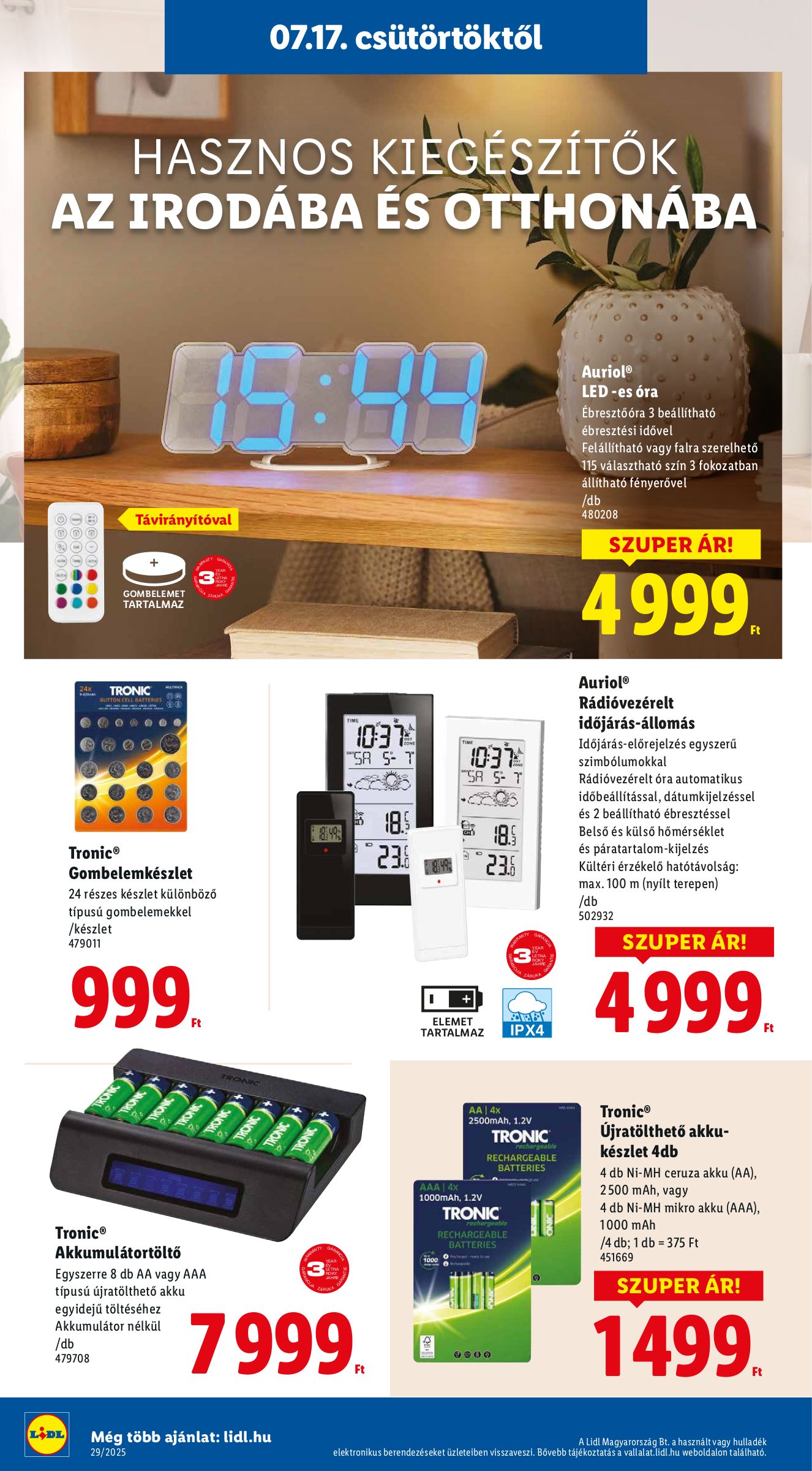 lidl - Lidl - Nonfood akciós újság, érvényes 07.17. - 07.23. - page: 10