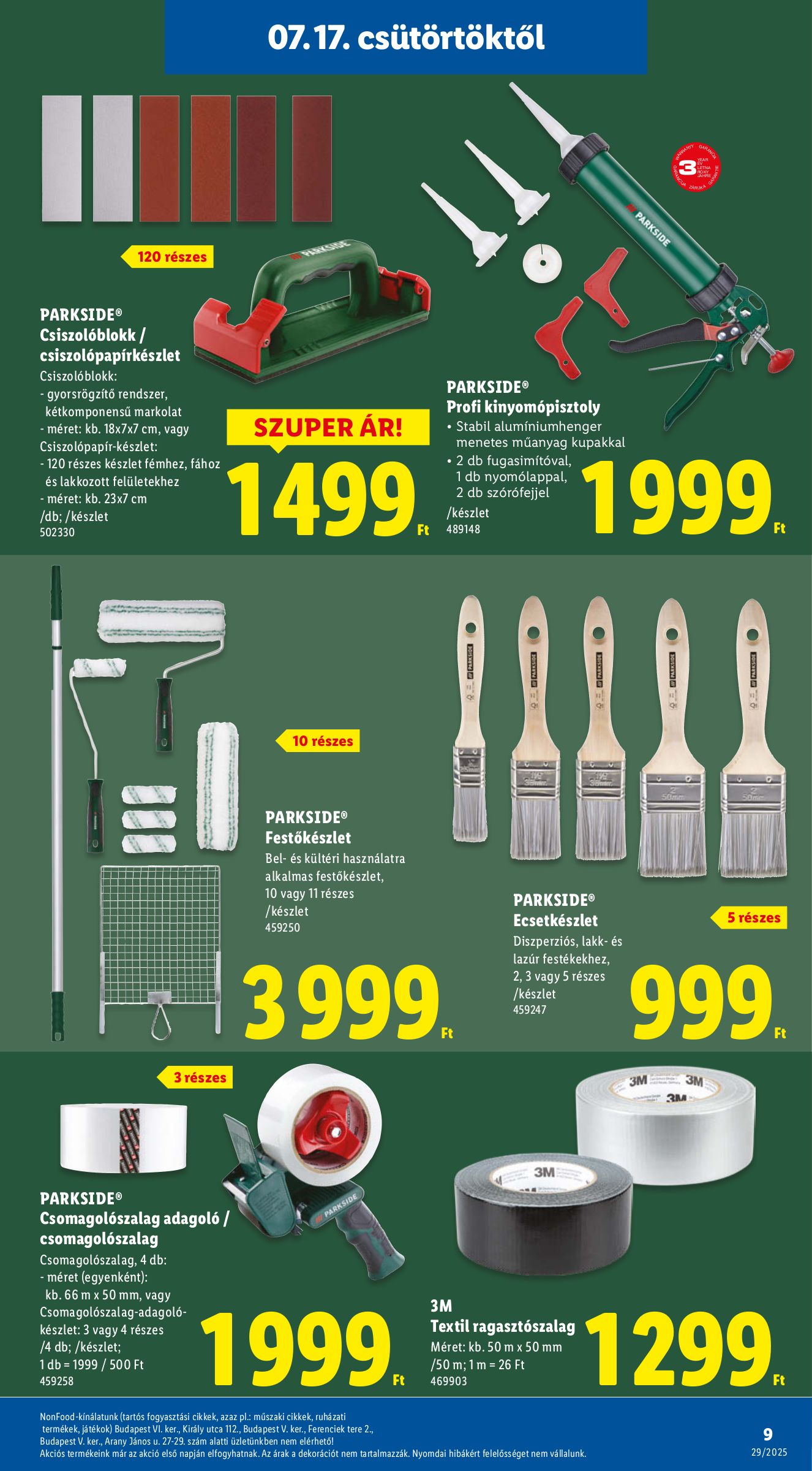 lidl - Lidl - Nonfood akciós újság, érvényes 07.17. - 07.23. - page: 9