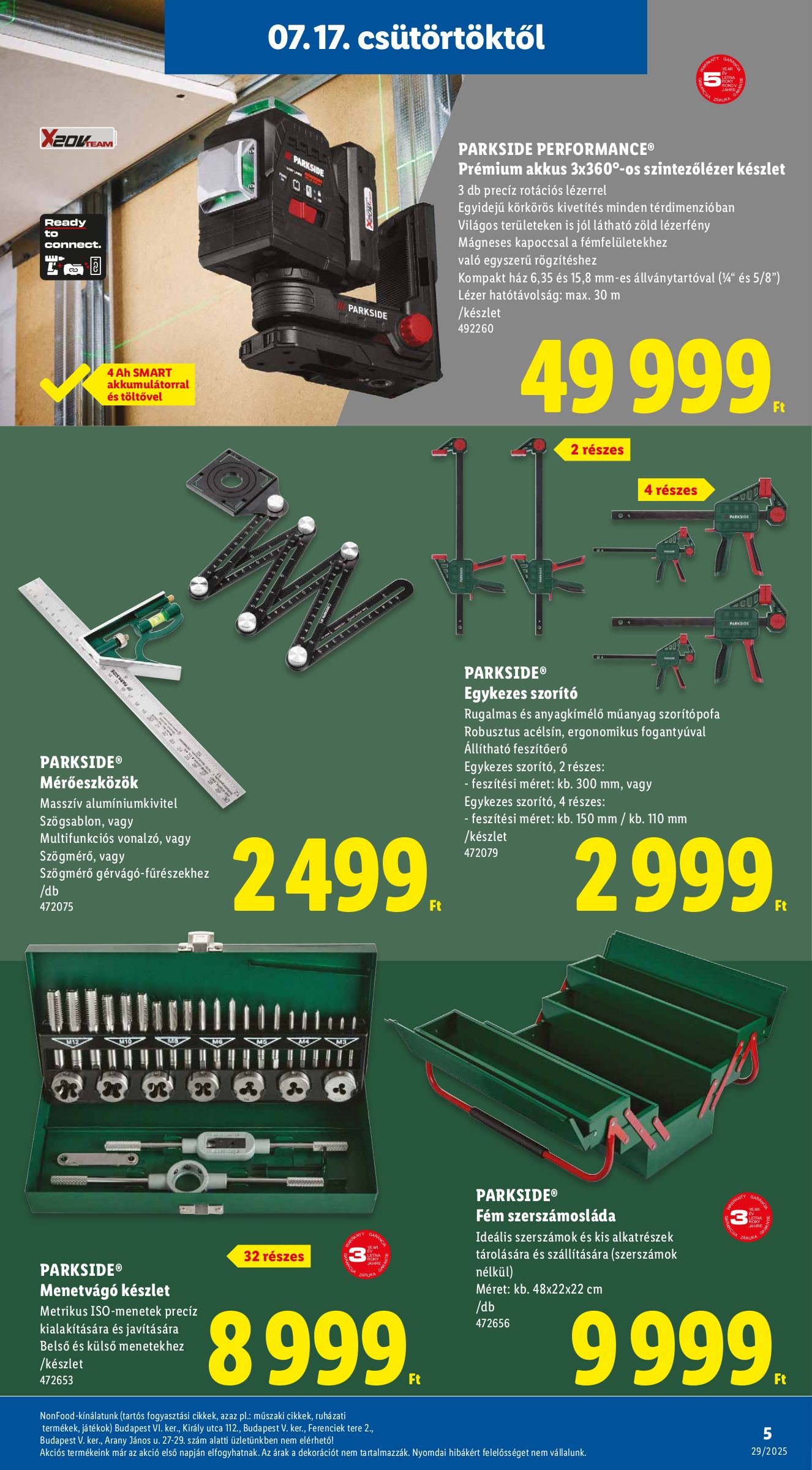 lidl - Lidl - Nonfood akciós újság, érvényes 07.17. - 07.23. - page: 5