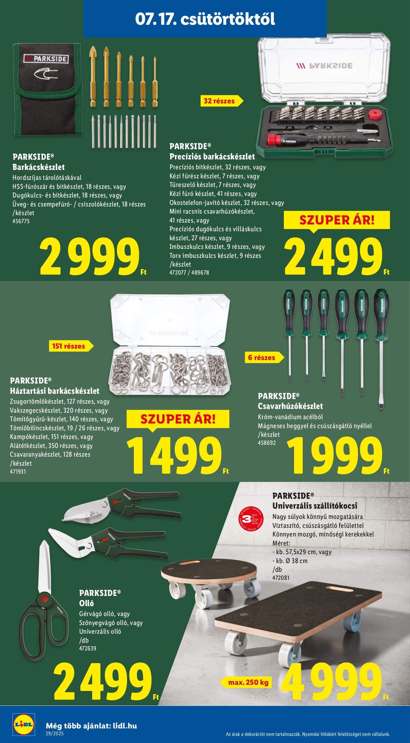 lidl - Lidl - Nonfood akciós újság, érvényes 07.17. - 07.23. - page: 8