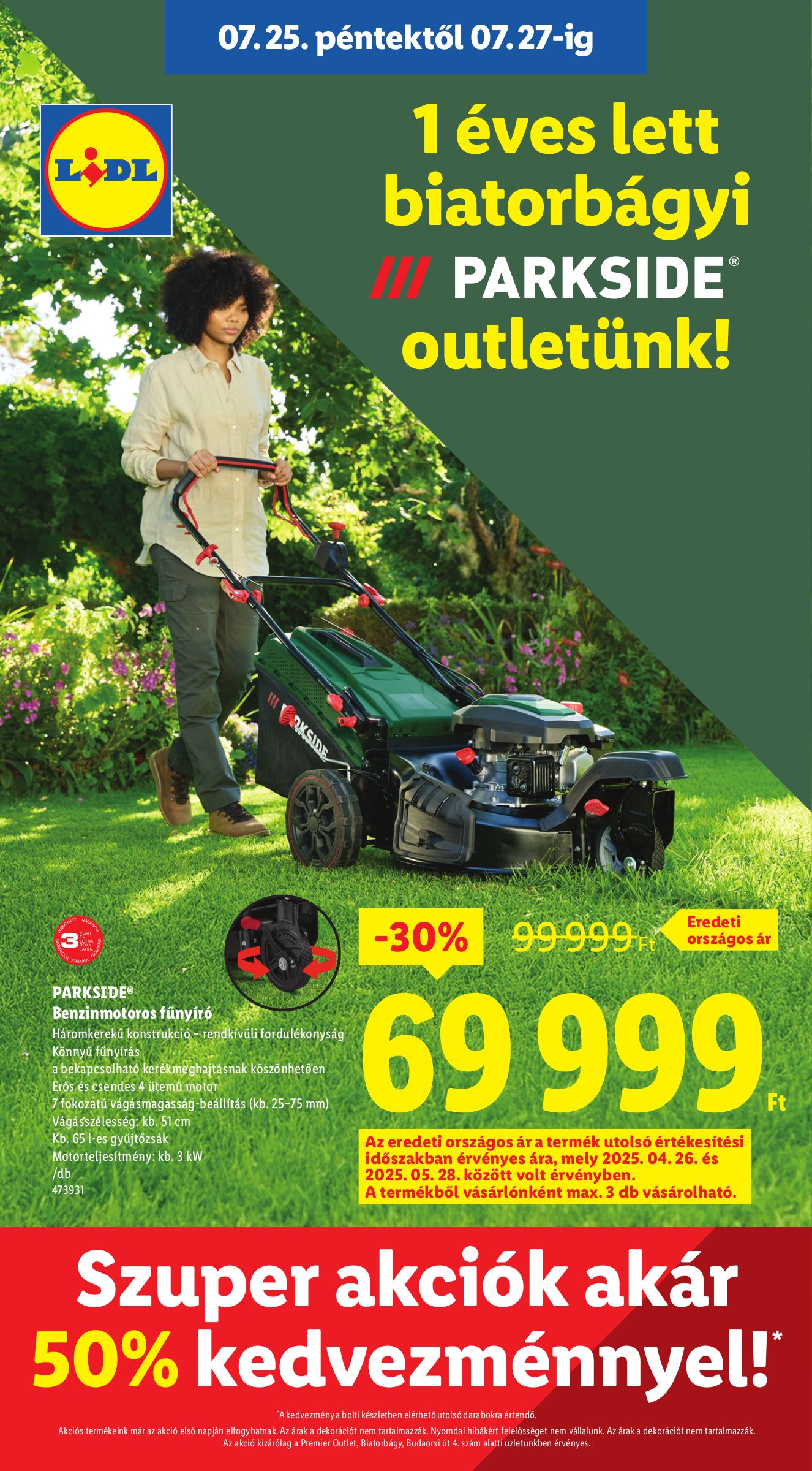 lidl - Lidl - Parkside outlet akciók akciós újság, érvényes 07.25. - 07.27. - page: 6