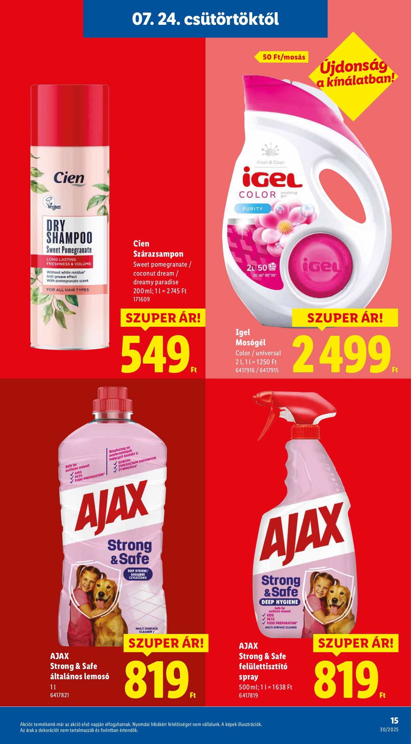 lidl - Lidl akciós újság, érvényes 07.24. - 07.30. - page: 15 lidl - Lidl akciós újság, érvényes 07.24. - 07.30. - page: 15