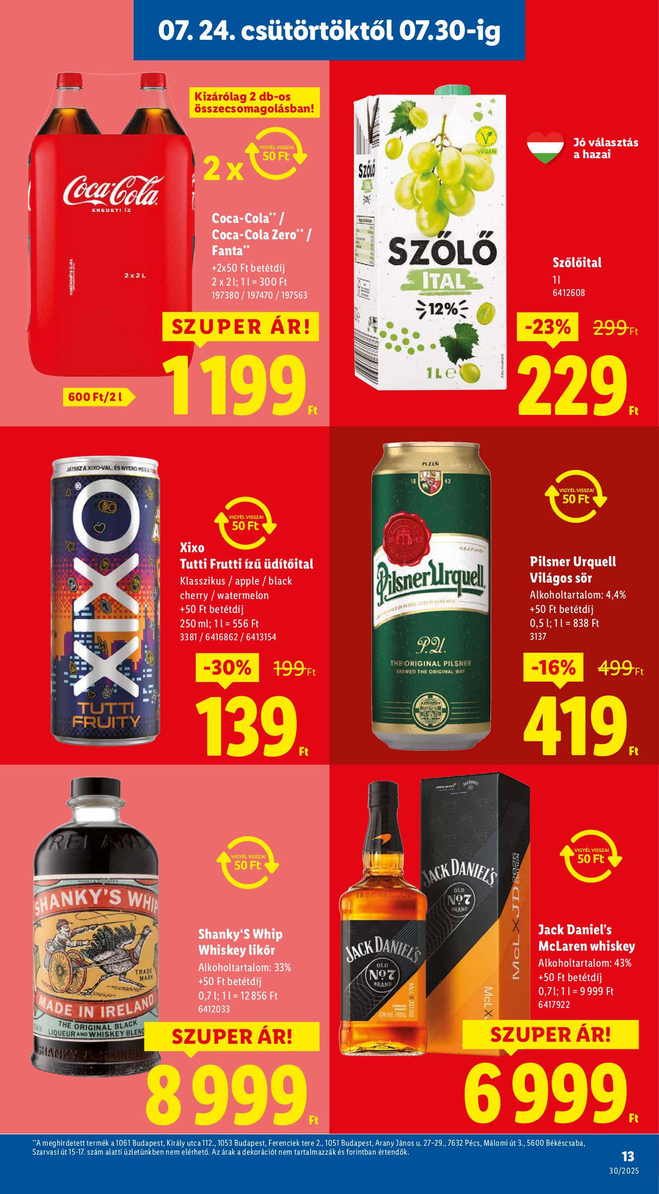 lidl - Lidl akciós újság, érvényes 07.24. - 07.30. - page: 13 lidl - Lidl akciós újság, érvényes 07.24. - 07.30. - page: 13