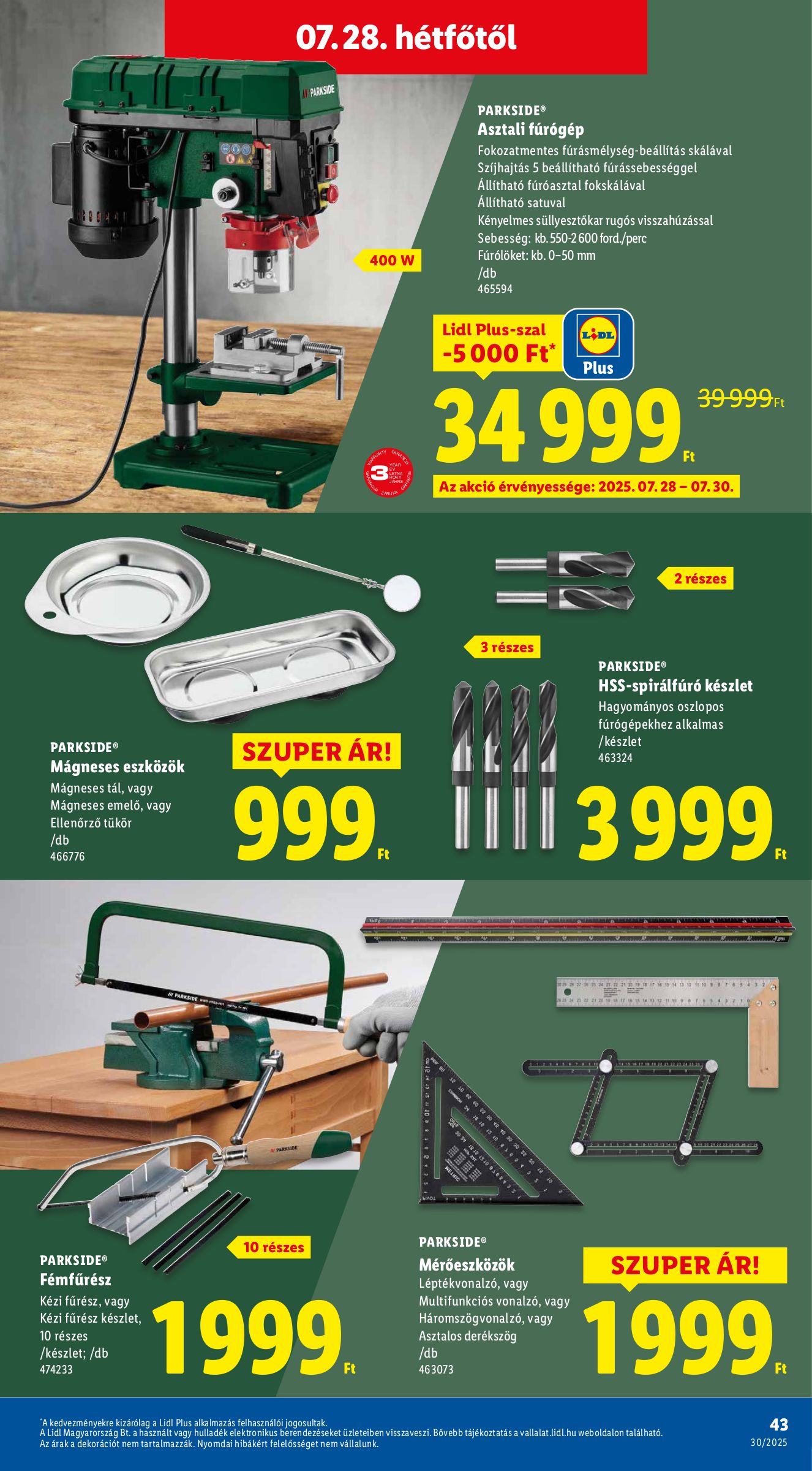 lidl - Lidl akciós újság, érvényes 07.24. - 07.30. - page: 43 lidl - Lidl akciós újság, érvényes 07.24. - 07.30. - page: 43