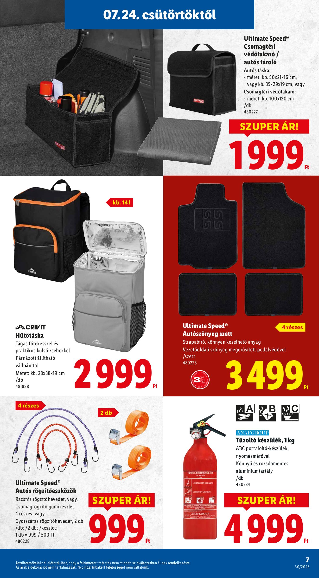 lidl - Lidl - Nonfood akciós újság, érvényes 07.24. - 07.30. - page: 7