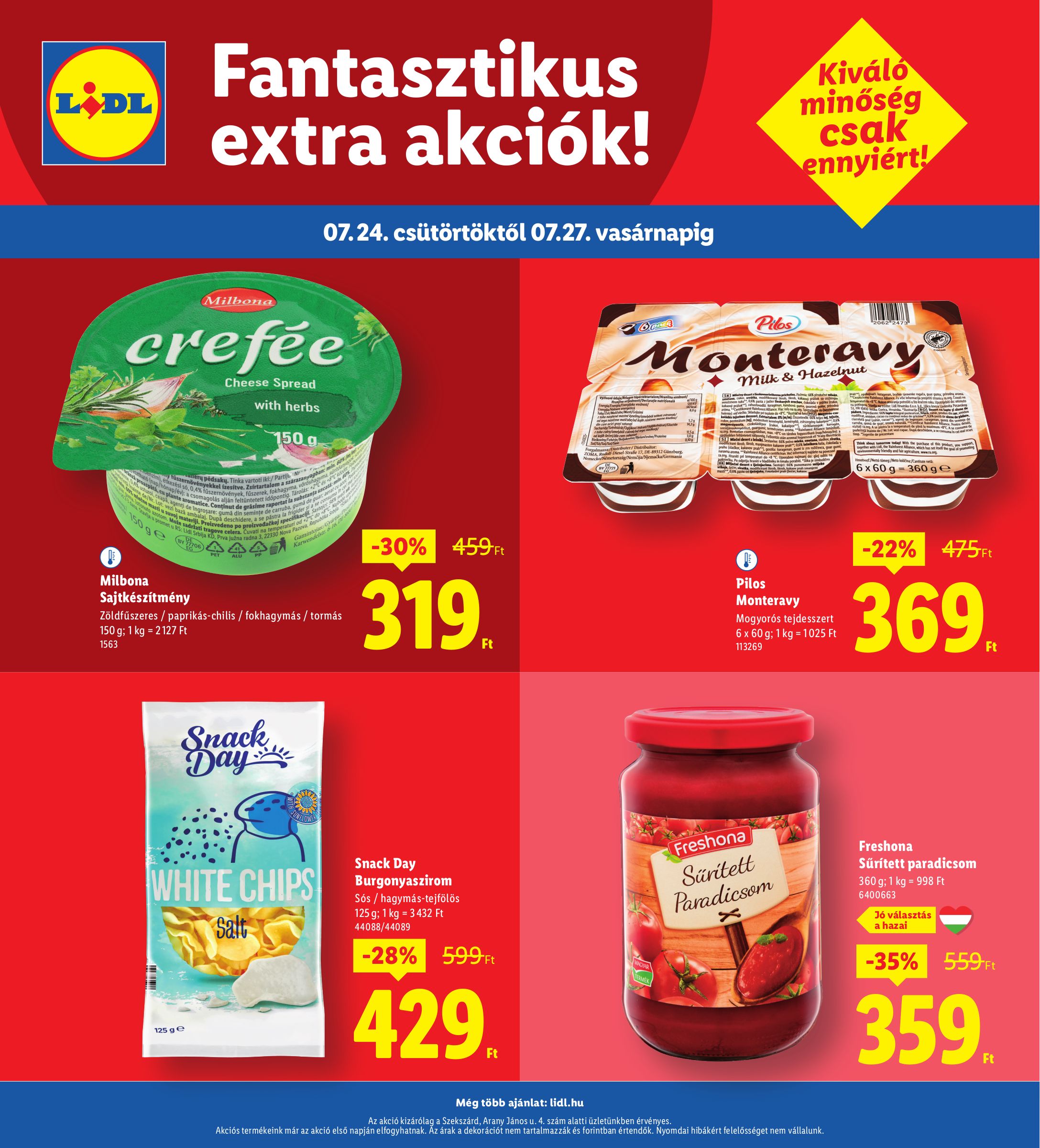 lidl - Lidl - Szekszárd akciós újság, érvényes 07.24. - 07.27. - page: 4