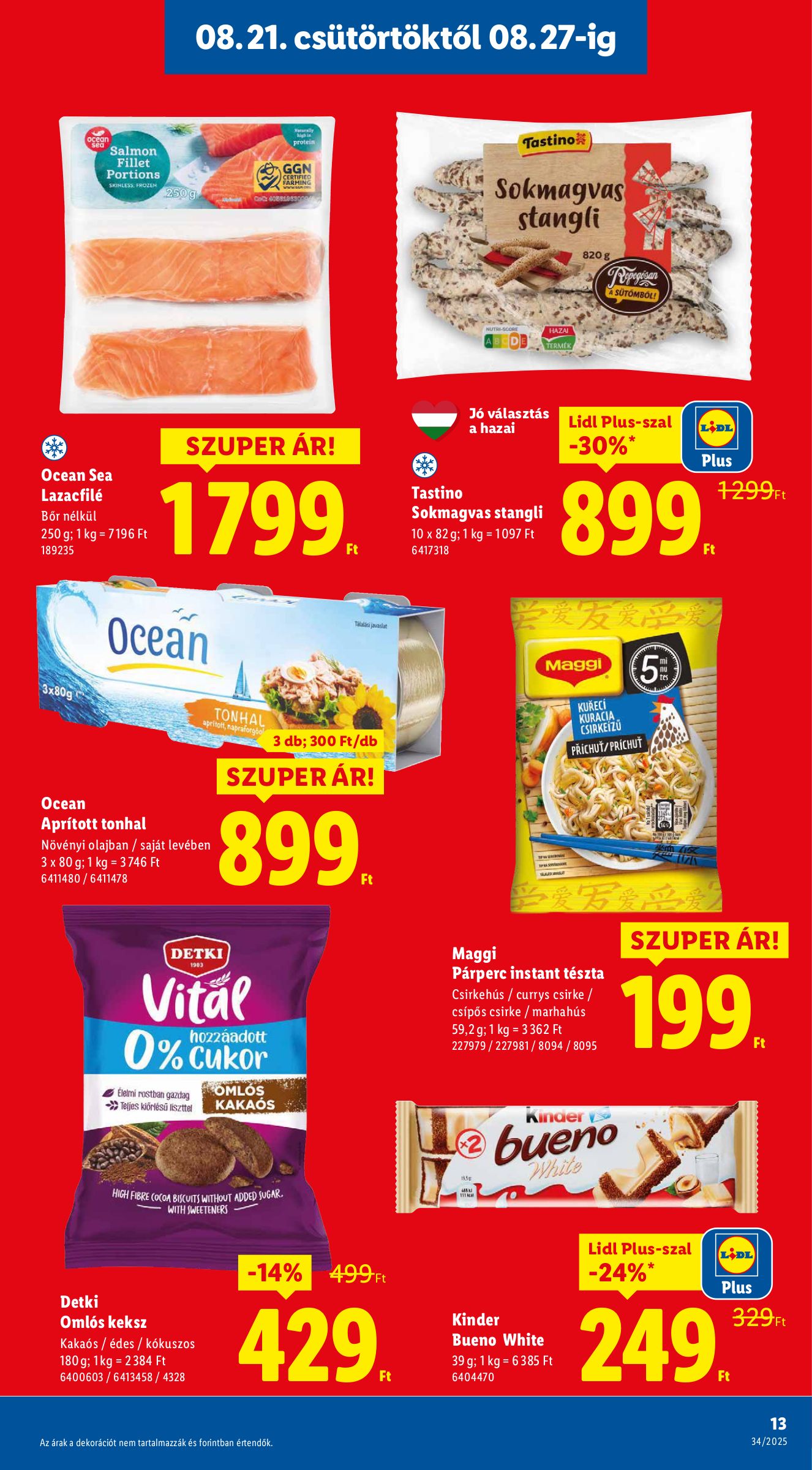 lidl - Lidl akciós újság, érvényes 08.21. - 08.27. - page: 13 lidl - Lidl akciós újság, érvényes 08.21. - 08.27. - page: 13