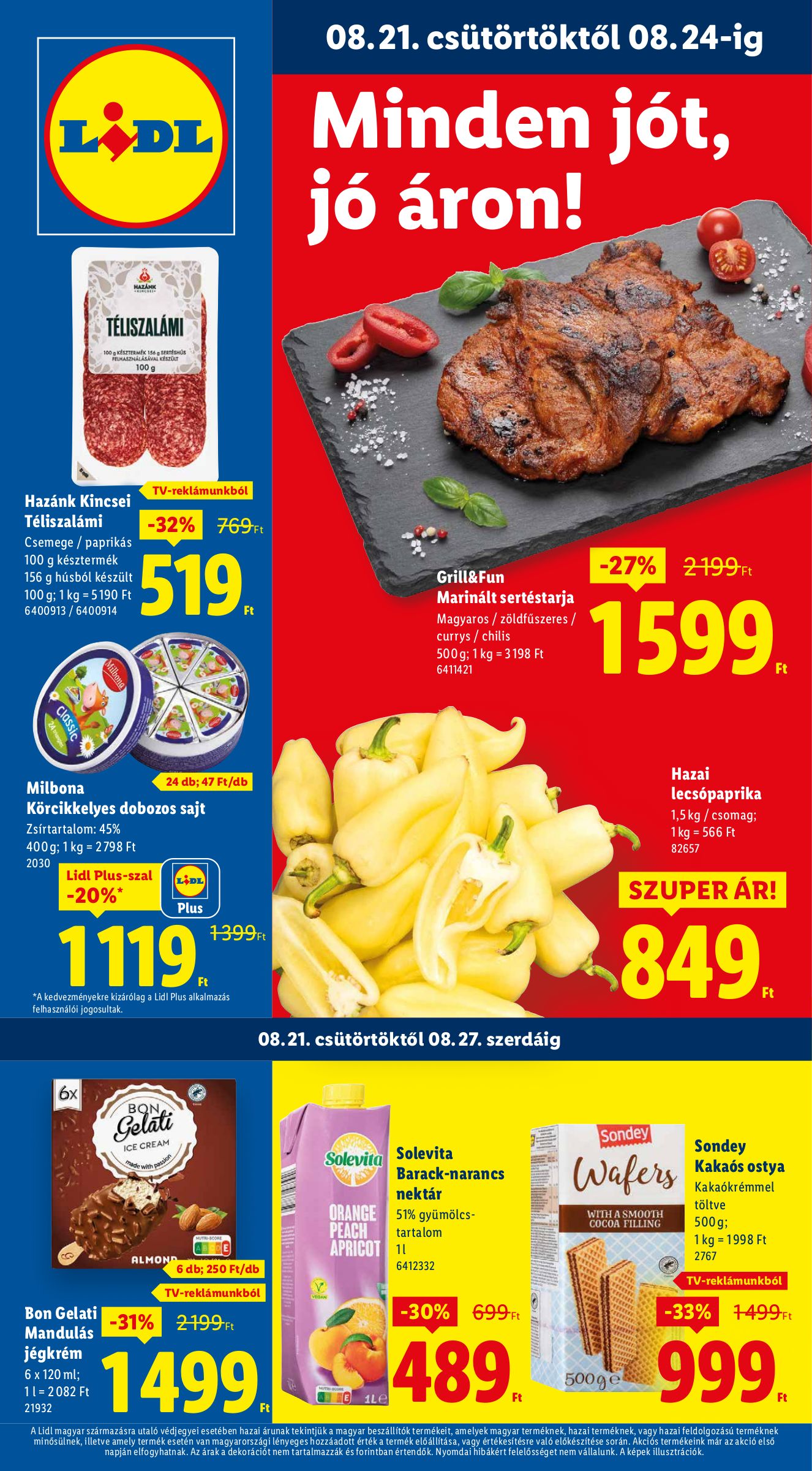 lidl - Lidl akciós újság, érvényes 08.21. - 08.27.