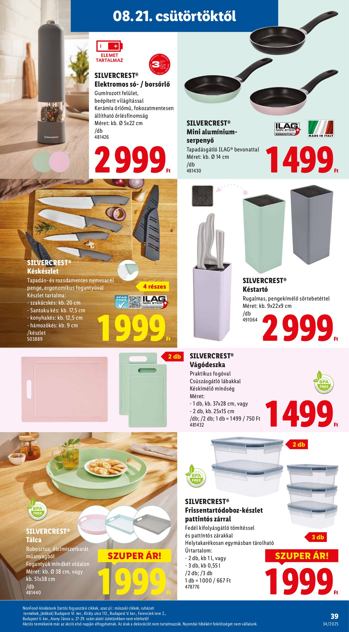 lidl - Lidl akciós újság, érvényes 08.21. - 08.27. - page: 39 lidl - Lidl akciós újság, érvényes 08.21. - 08.27. - page: 39