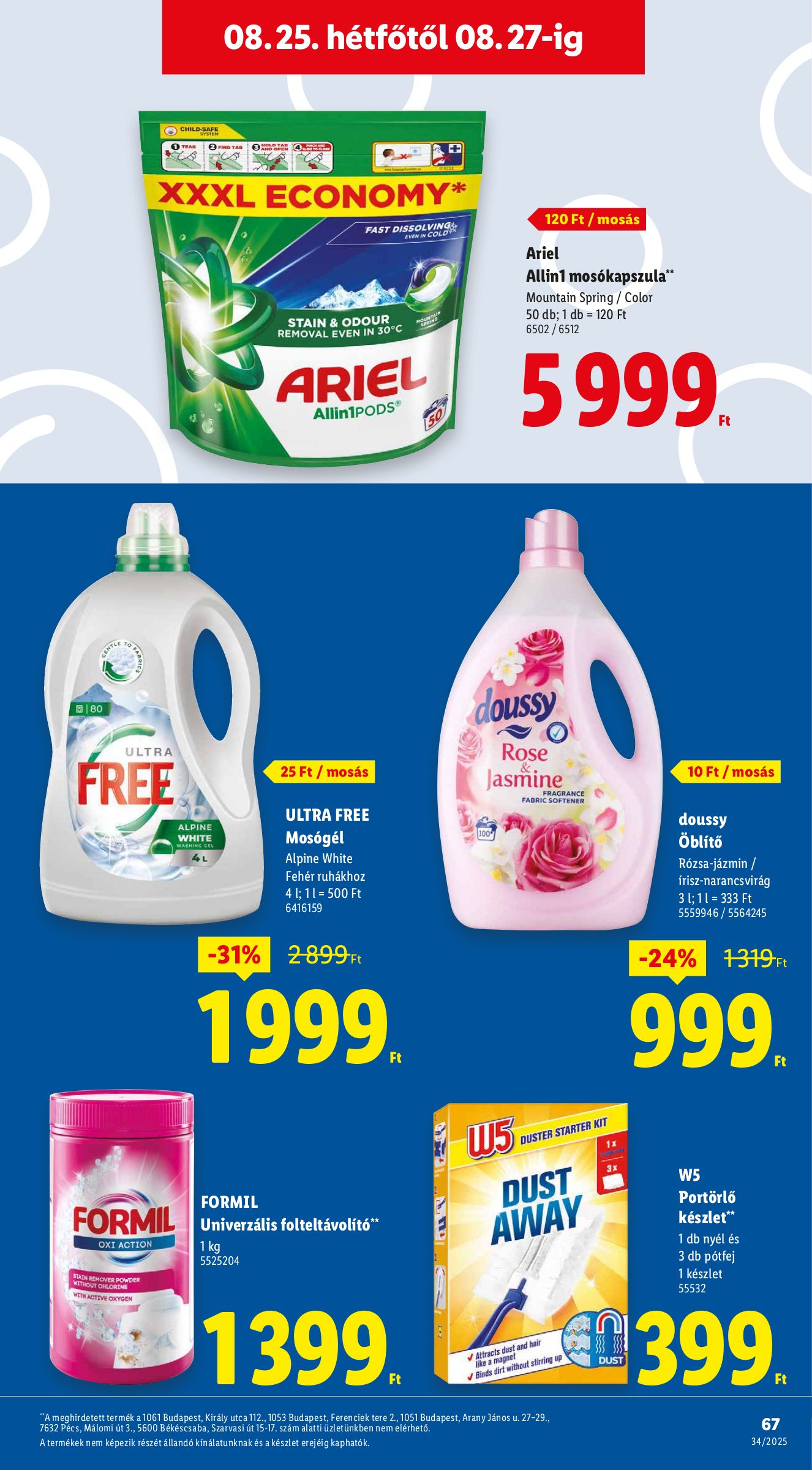 lidl - Lidl akciós újság, érvényes 08.21. - 08.27. - page: 67 lidl - Lidl akciós újság, érvényes 08.21. - 08.27. - page: 67