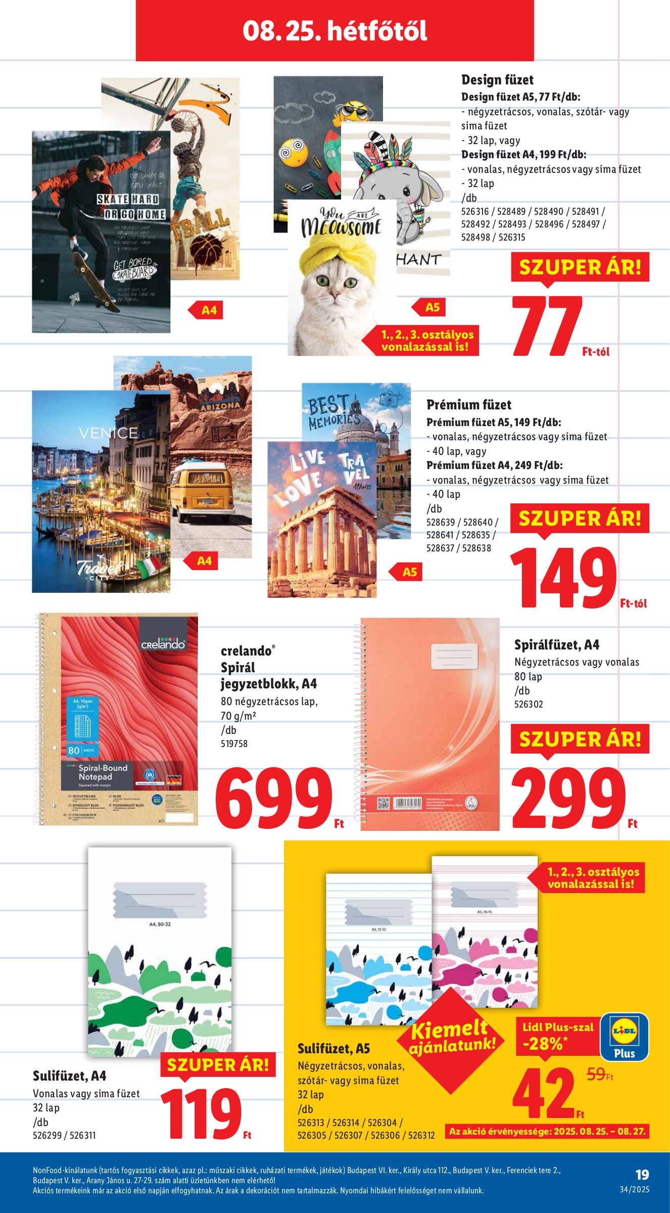 lidl - Lidl - Nonfood akciós újság, érvényes 08.21. - 08.27. - page: 19