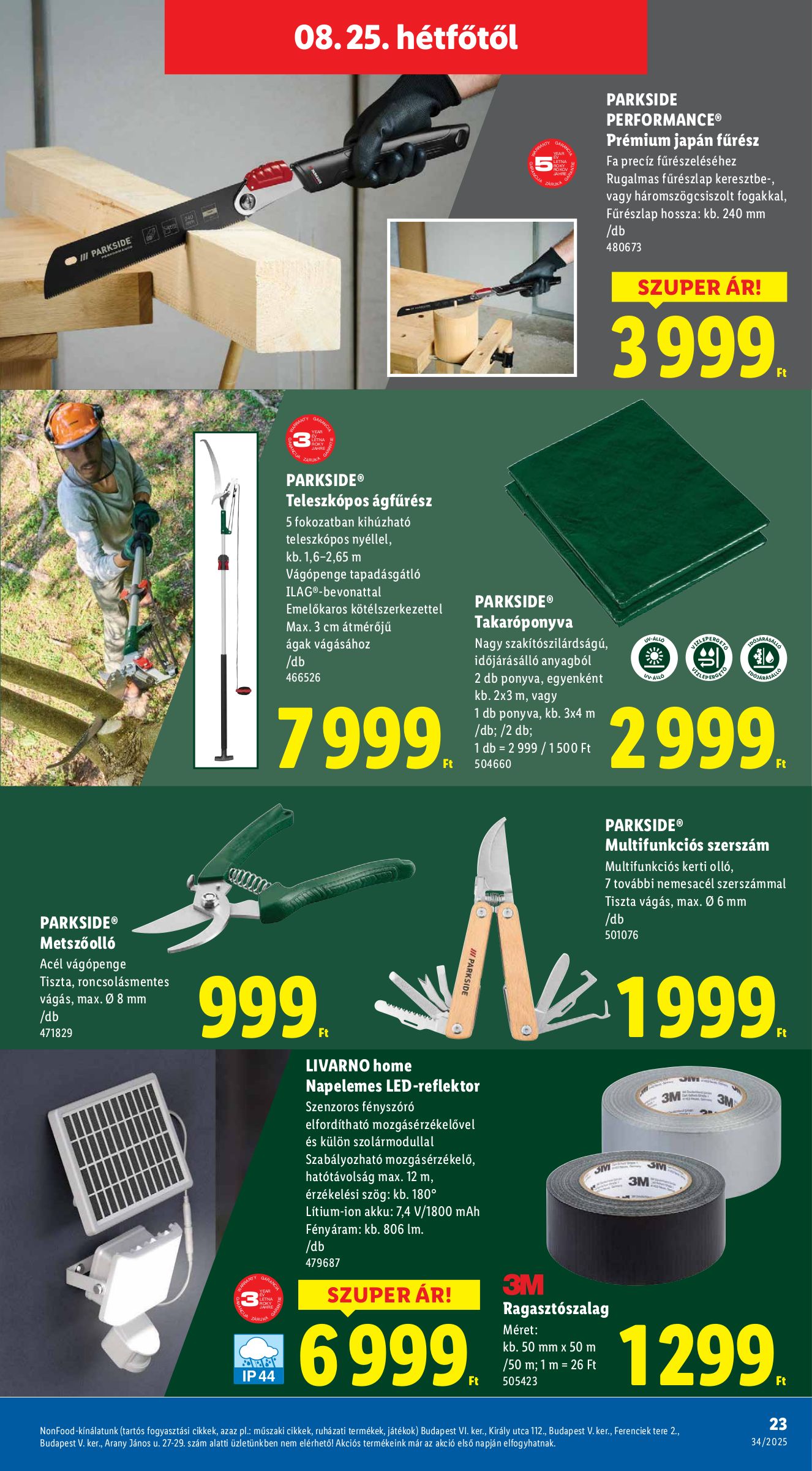 lidl - Lidl - Nonfood akciós újság, érvényes 08.21. - 08.27. - page: 23