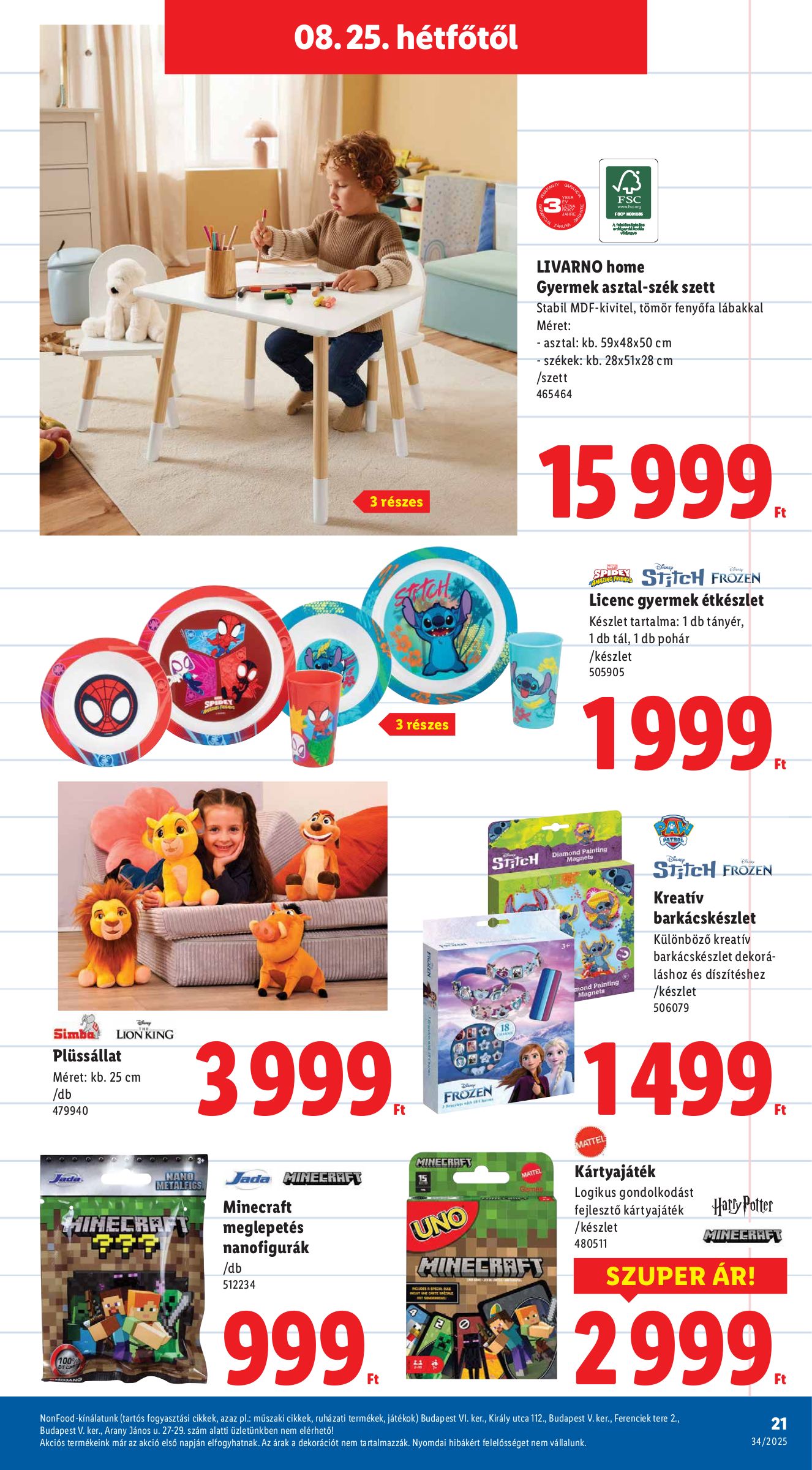 lidl - Lidl - Nonfood akciós újság, érvényes 08.21. - 08.27. - page: 21