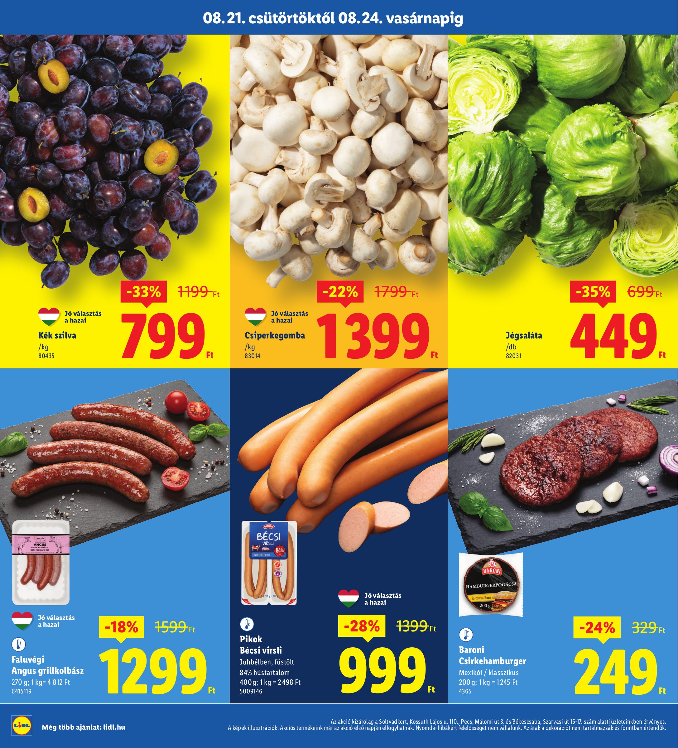 lidl - Lidl - Soltvadkert, Pécs, Békéscsaba akciós újság, érvényes 08.21. - 08.24. - page: 2