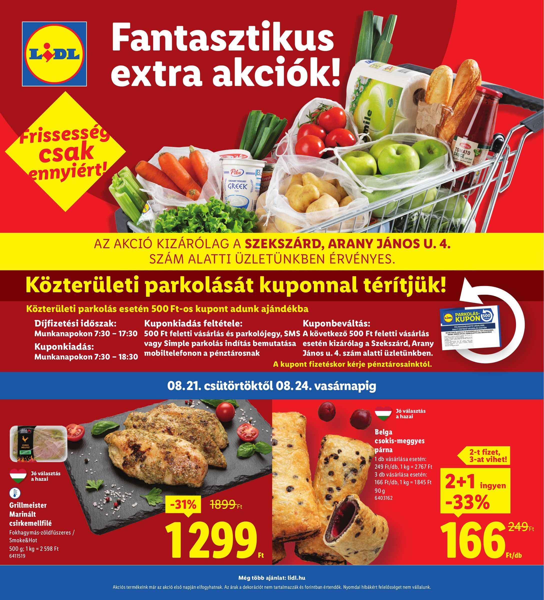 lidl - Lidl - Szekszárd akciós újság, érvényes 08.21. - 08.24.