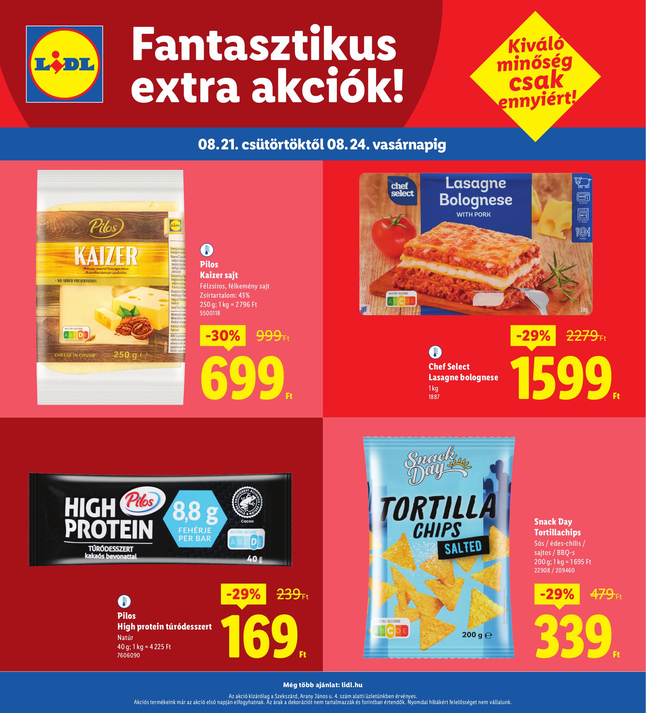 lidl - Lidl - Szekszárd akciós újság, érvényes 08.21. - 08.24. - page: 4