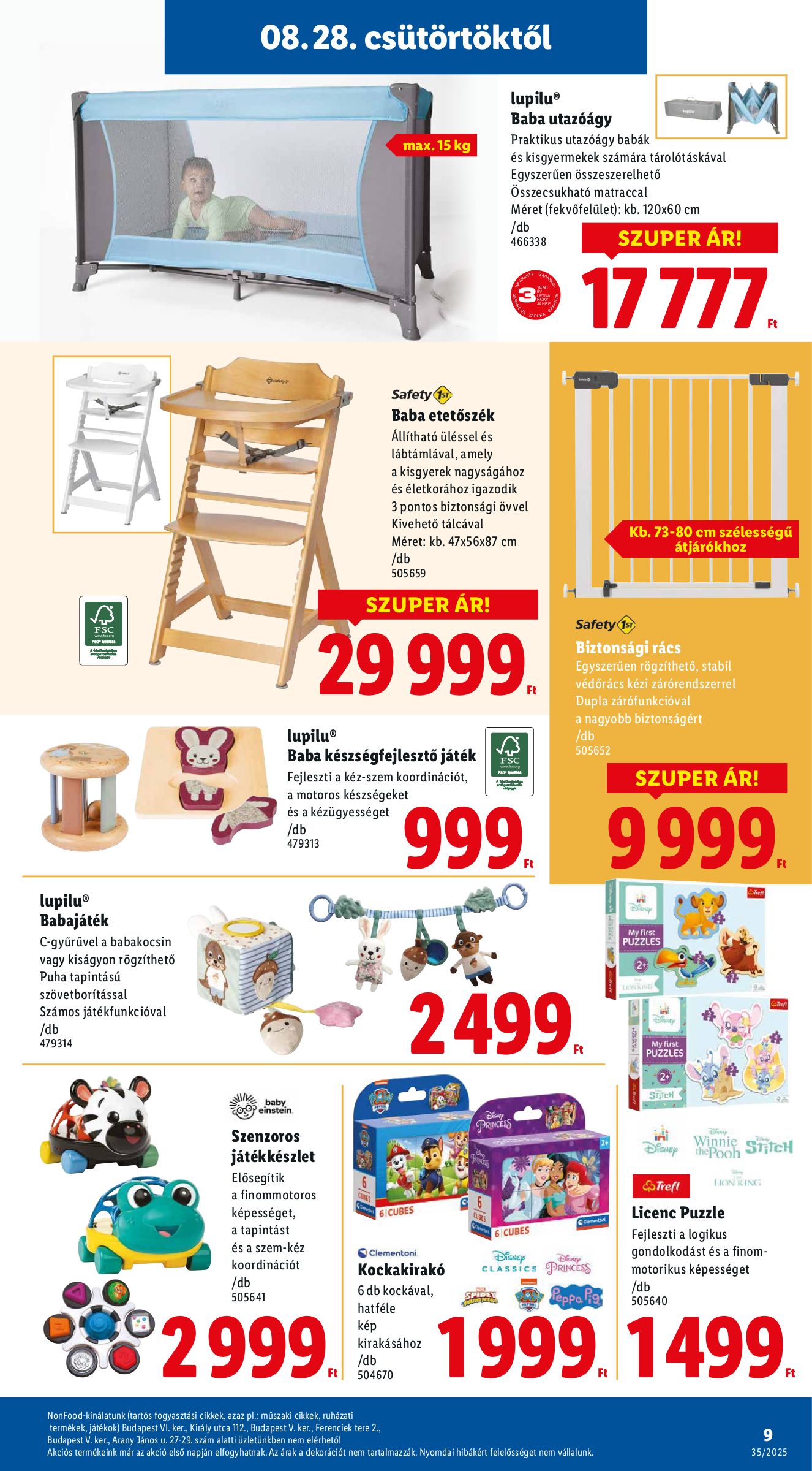 lidl - Lidl - Nonfood akciós újság, érvényes 08.28. - 09.03. - page: 9