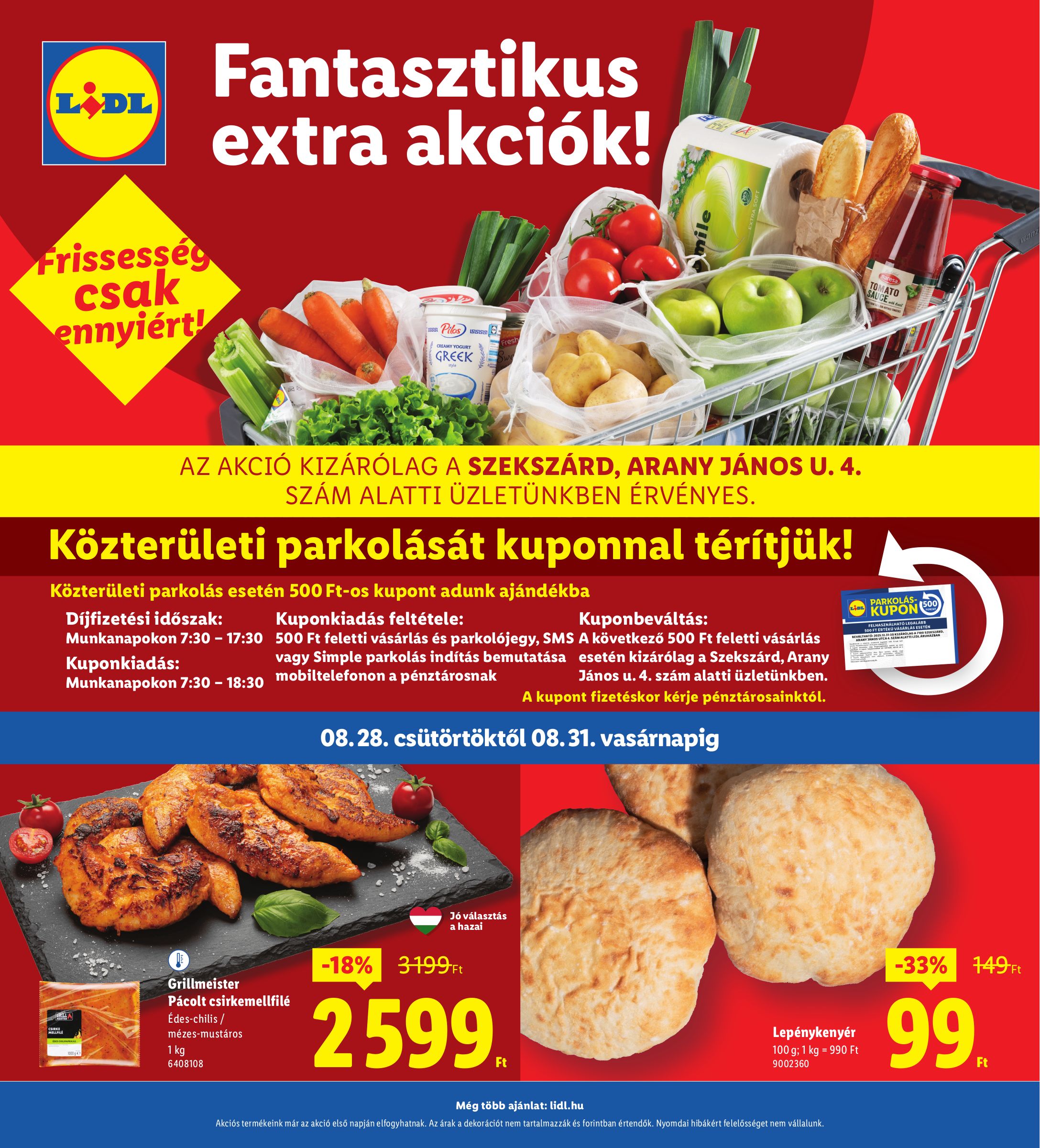 lidl - Lidl - Szekszárd akciós újság, érvényes 08.28. - 08.31.