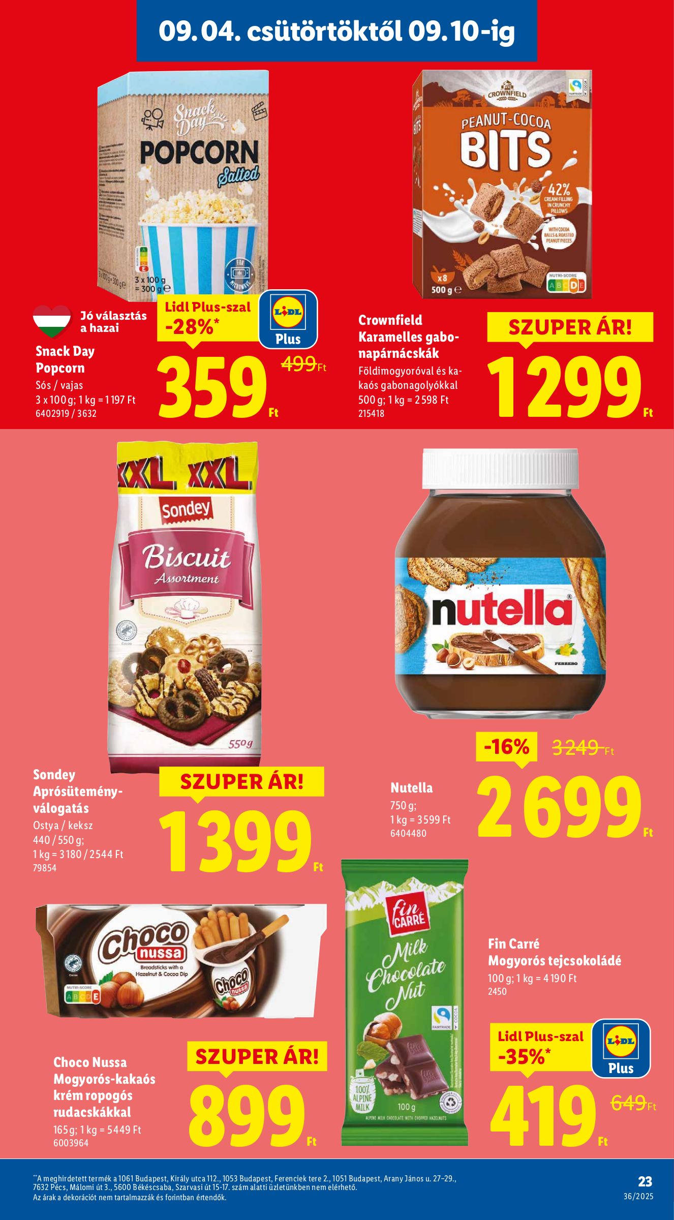 lidl - Lidl akciós újság, érvényes 09.04. - 09.10. - page: 23 lidl - Lidl akciós újság, érvényes 09.04. - 09.10. - page: 23