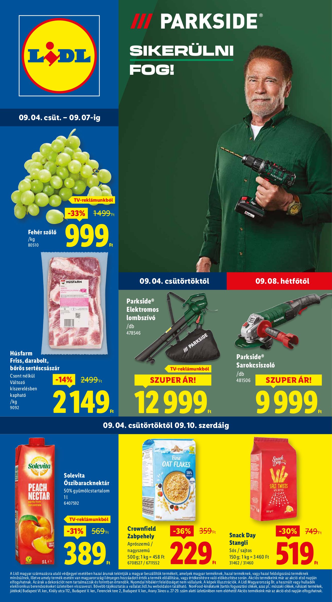 lidl - Lidl akciós újság, érvényes 09.04. - 09.10.