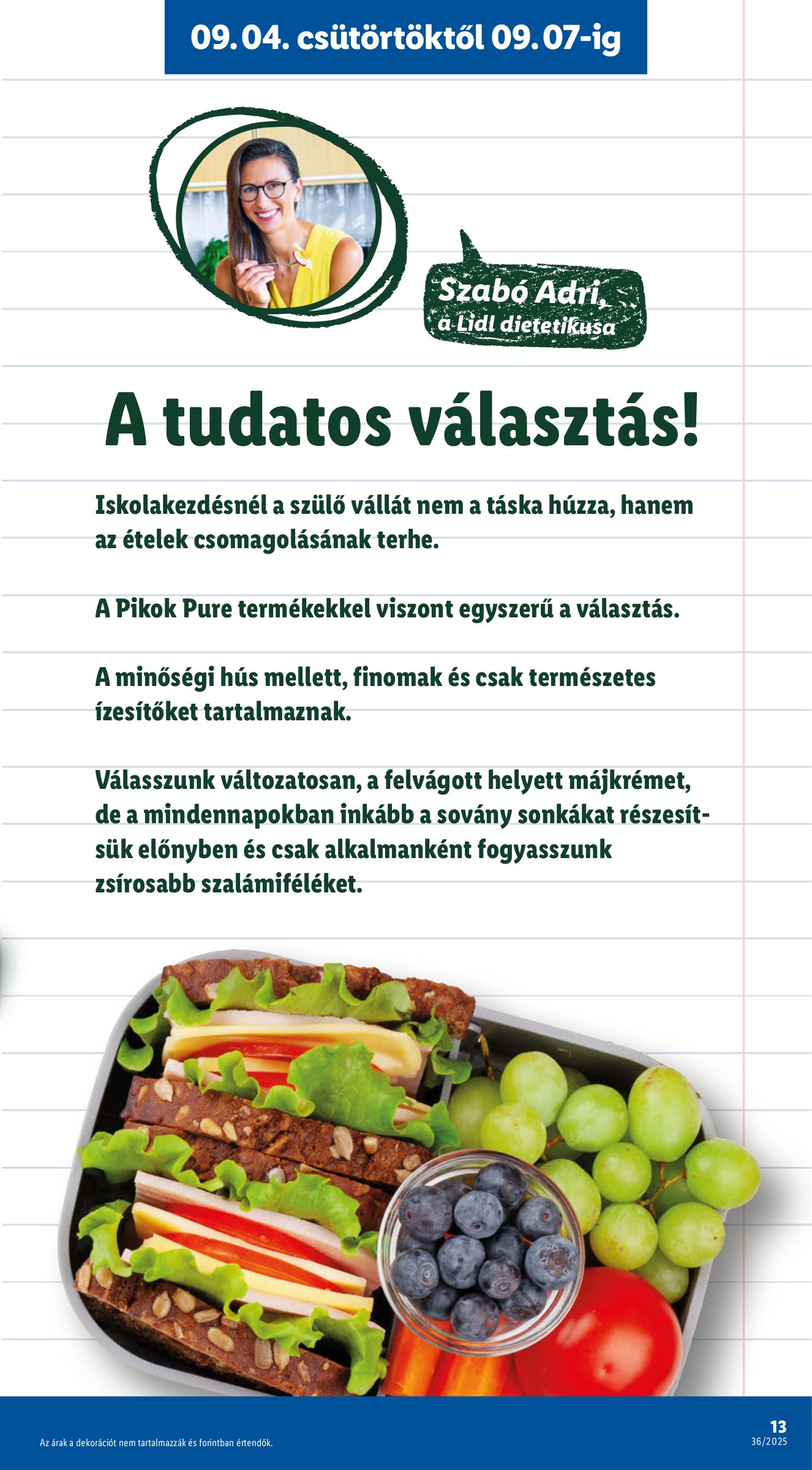 lidl - Lidl akciós újság, érvényes 09.04. - 09.10. - page: 13 lidl - Lidl akciós újság, érvényes 09.04. - 09.10. - page: 13