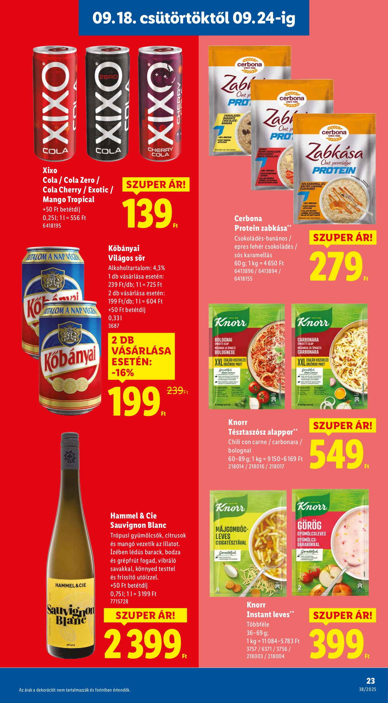 lidl - Lidl akciós újság, érvényes 09.18. - 09.24. - page: 23 lidl - Lidl akciós újság, érvényes 09.18. - 09.24. - page: 23