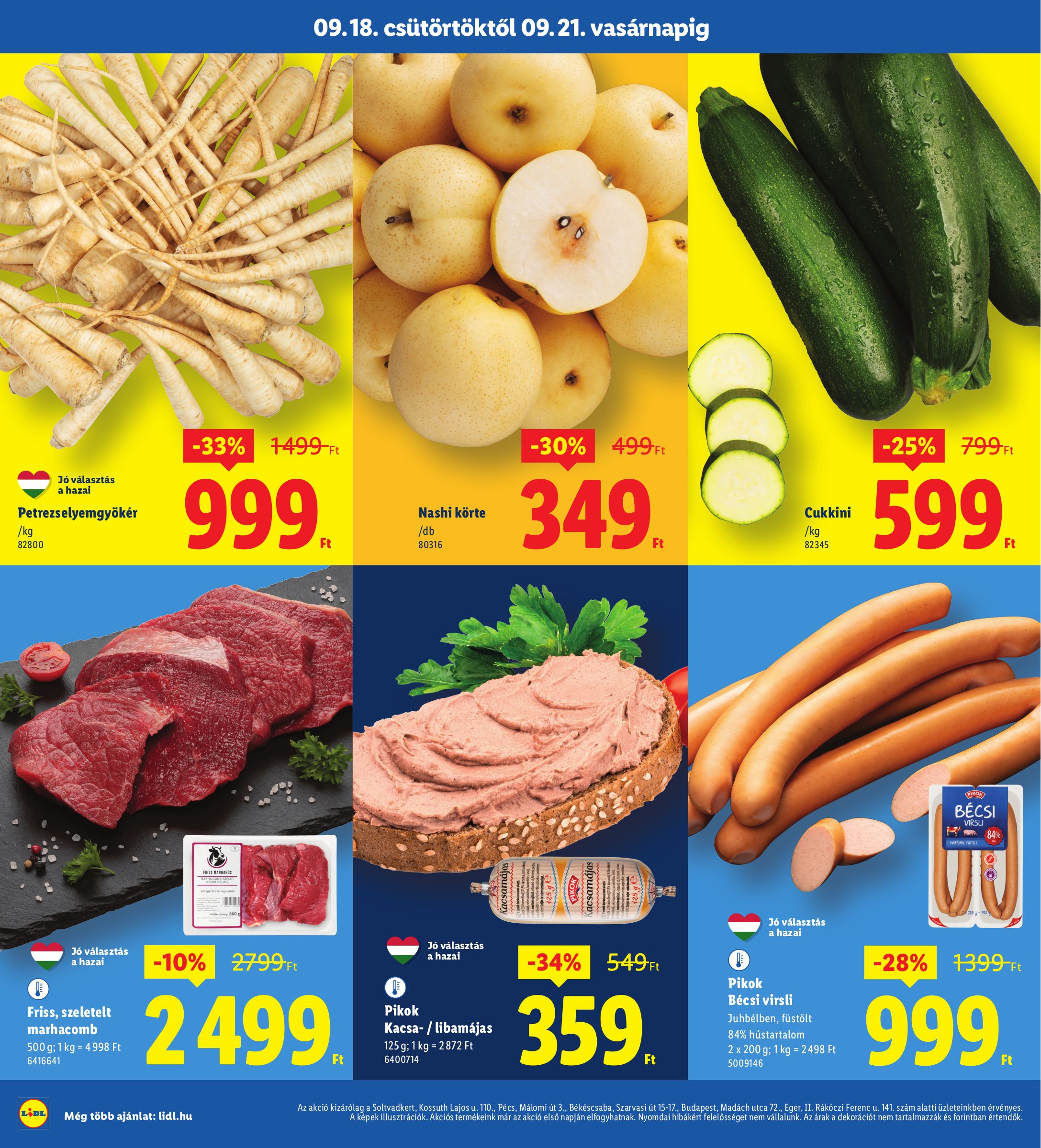 lidl - Lidl - Soltvadkert, Pécs, Békéscsaba, Budapest, Eger akciós újság, érvényes 09.18. - 09.21. - page: 2