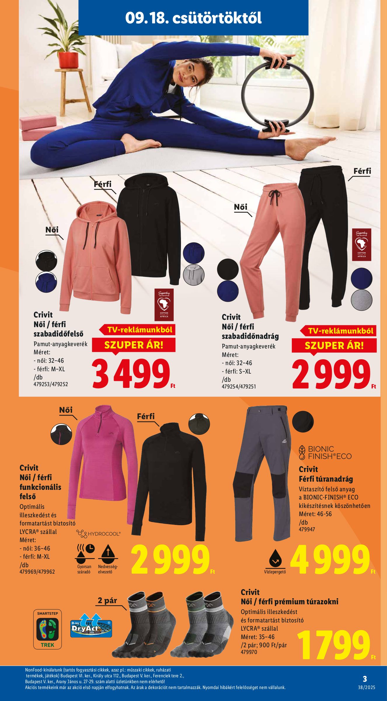 lidl - Lidl - Nonfood akciós újság, érvényes 09.18. - 09.24. - page: 3