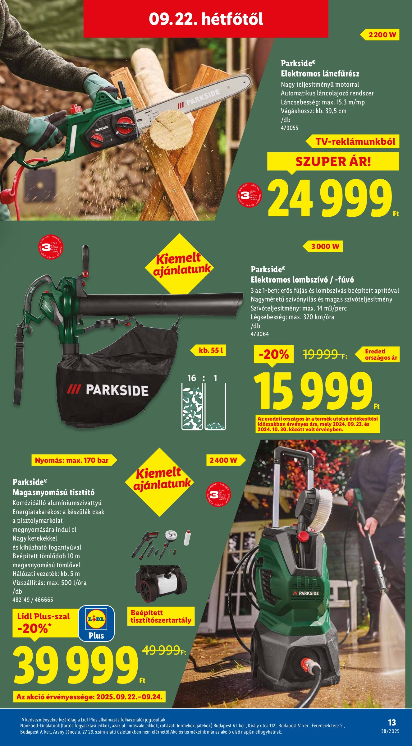 lidl - Lidl - Nonfood akciós újság, érvényes 09.18. - 09.24. - page: 13