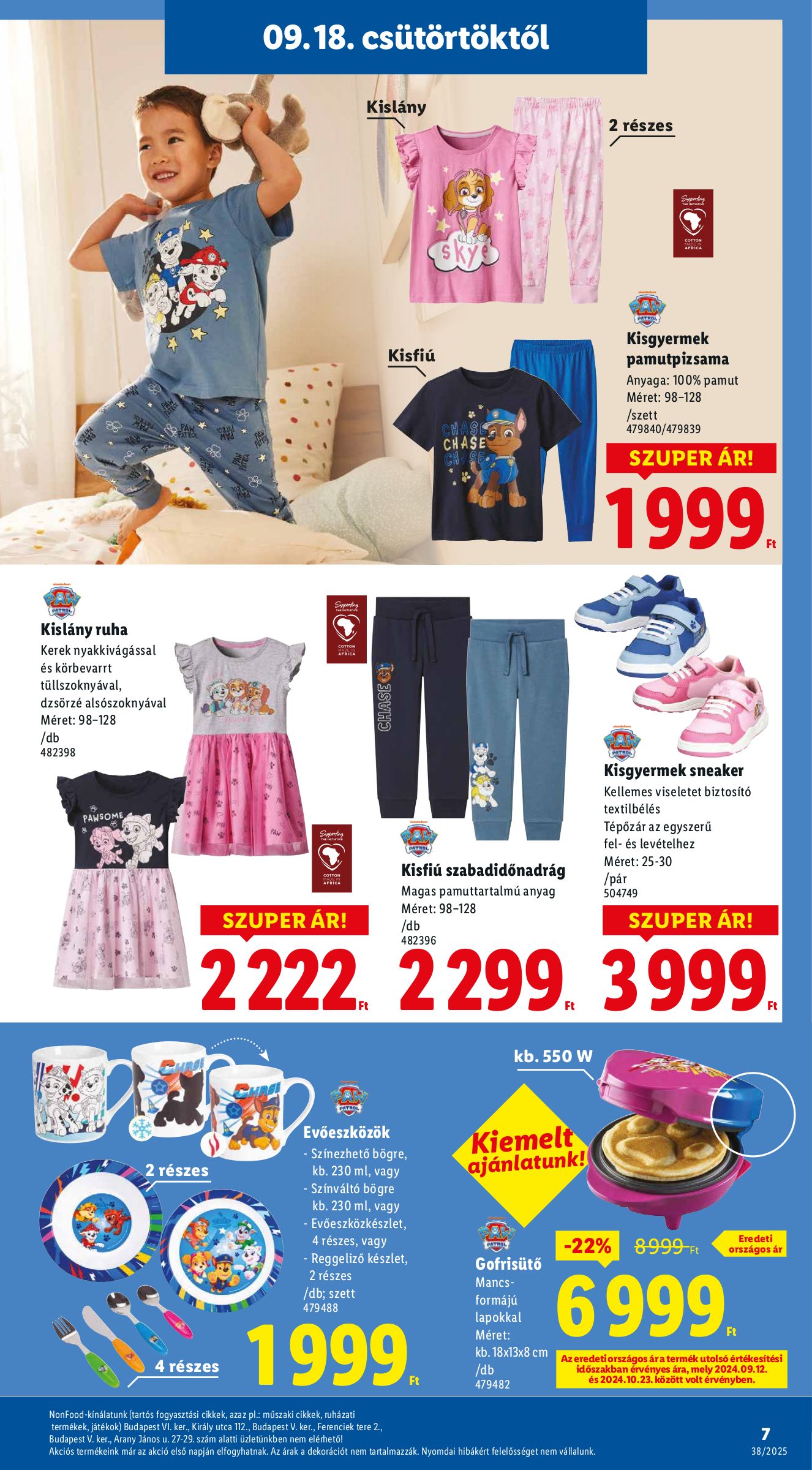 lidl - Lidl - Nonfood akciós újság, érvényes 09.18. - 09.24. - page: 7