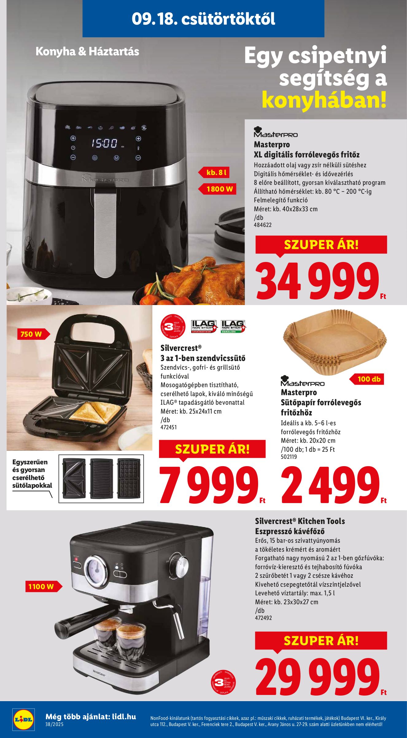 lidl - Lidl - Nonfood akciós újság, érvényes 09.18. - 09.24. - page: 8