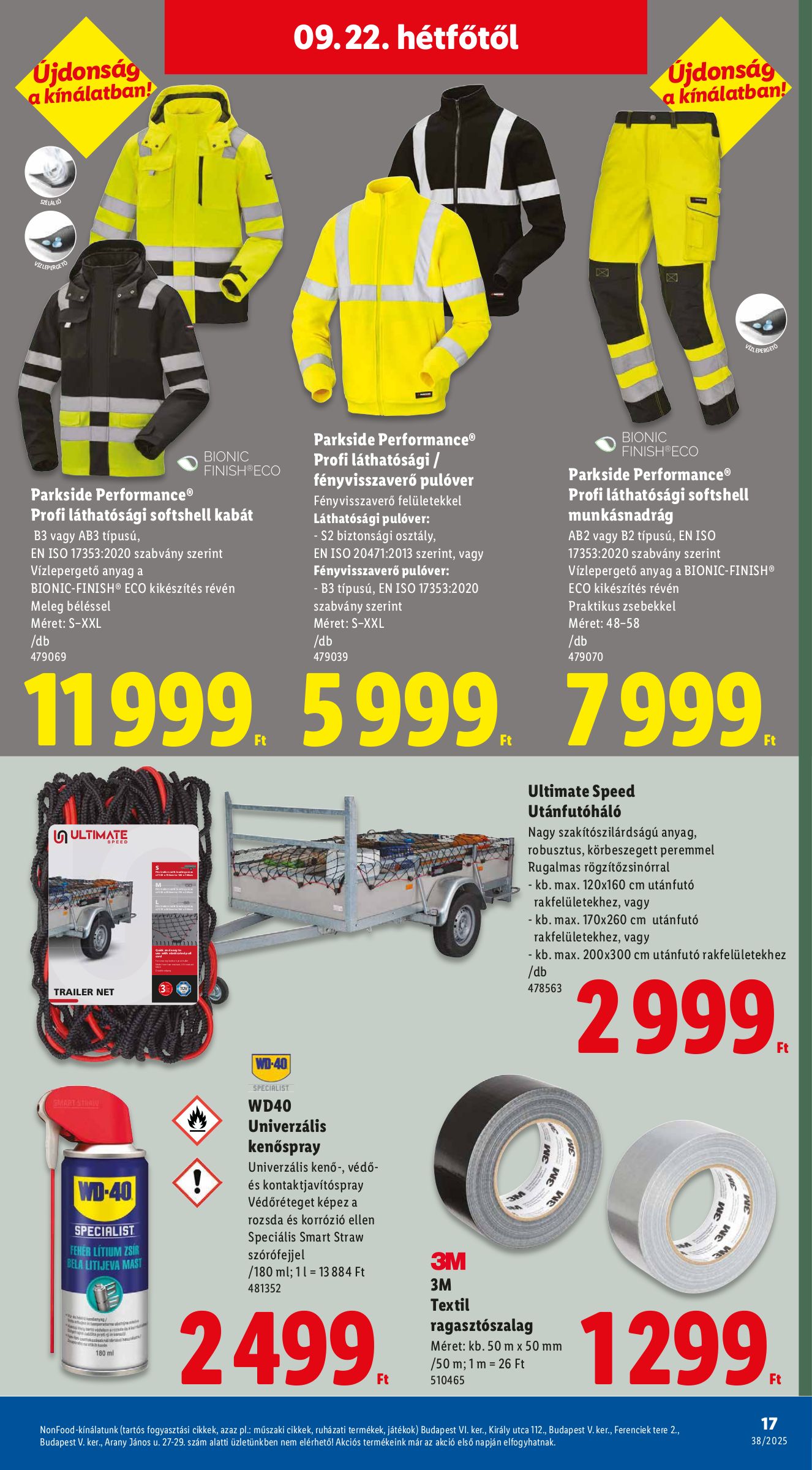 lidl - Lidl - Nonfood akciós újság, érvényes 09.18. - 09.24. - page: 17