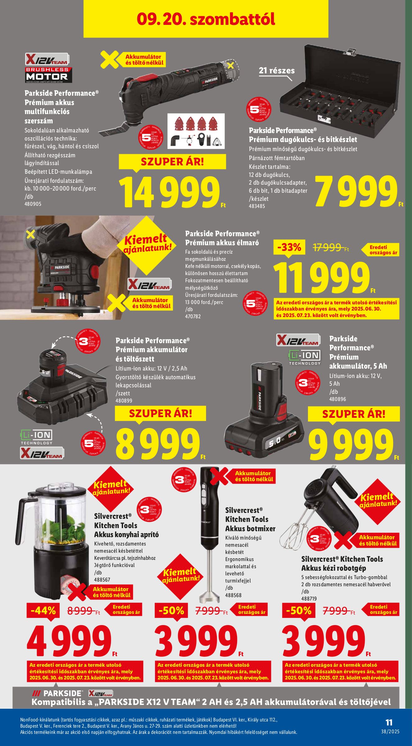 lidl - Lidl - Nonfood akciós újság, érvényes 09.18. - 09.24. - page: 11