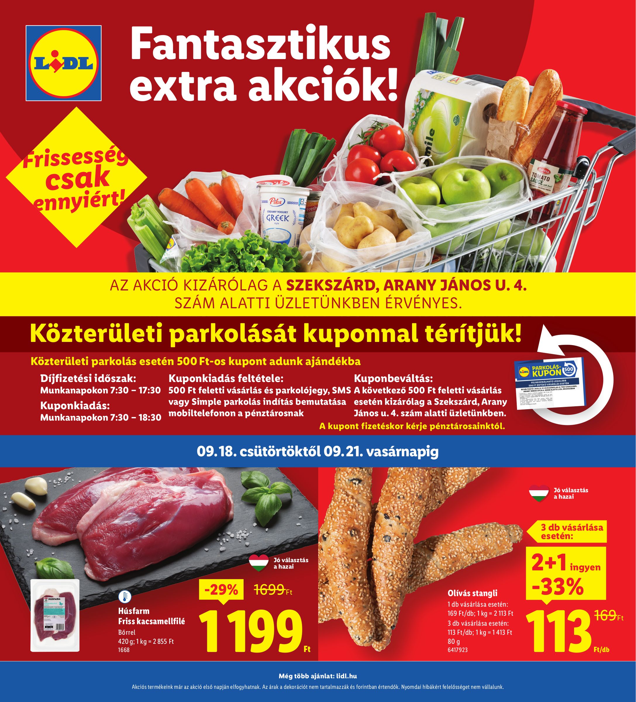 lidl - Lidl - Szekszárd akciós újság, érvényes 09.18. - 09.21.