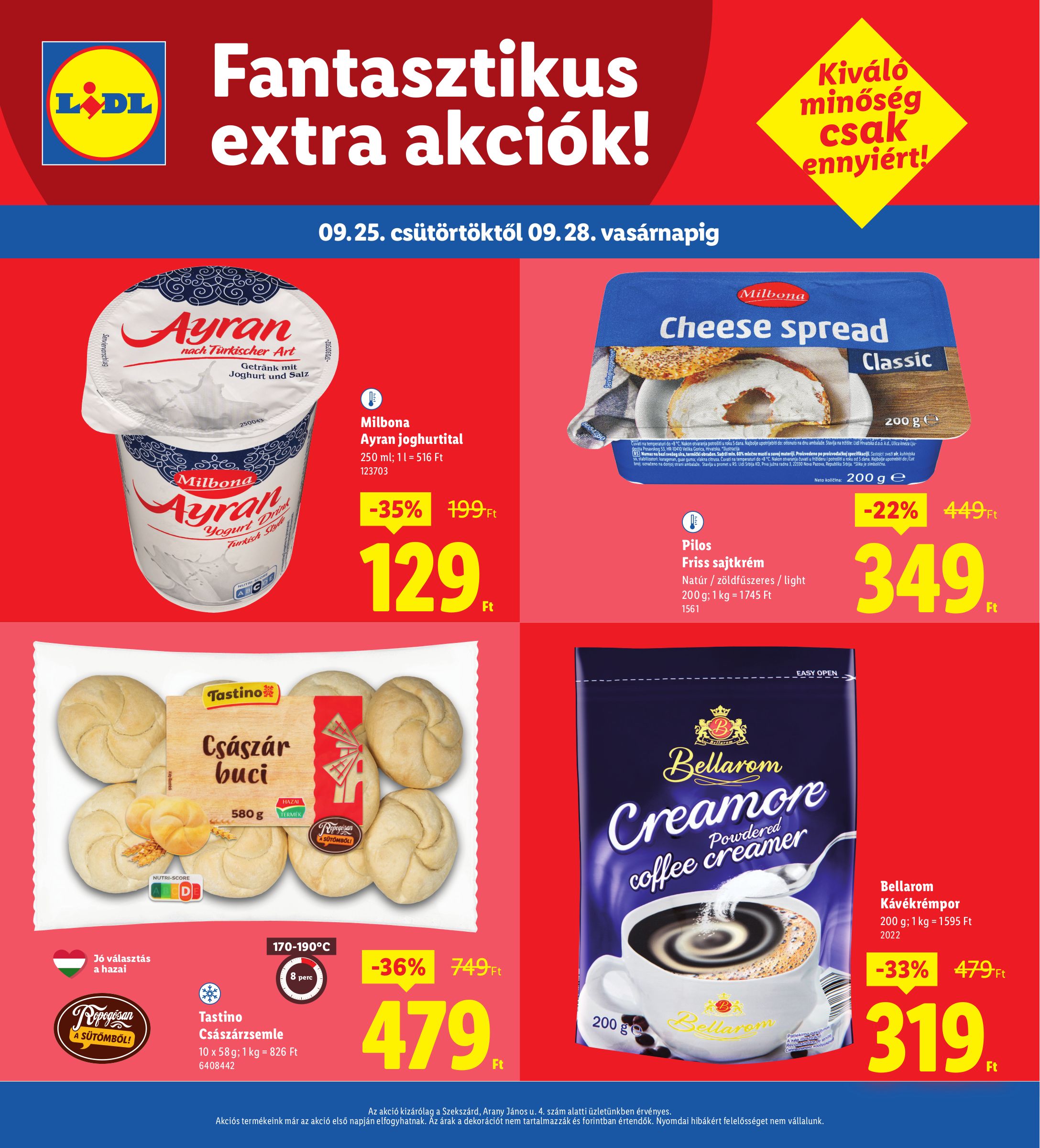 lidl - Lidl - Szekszárd akciós újság, érvényes 09.25. - 09.28. - page: 4