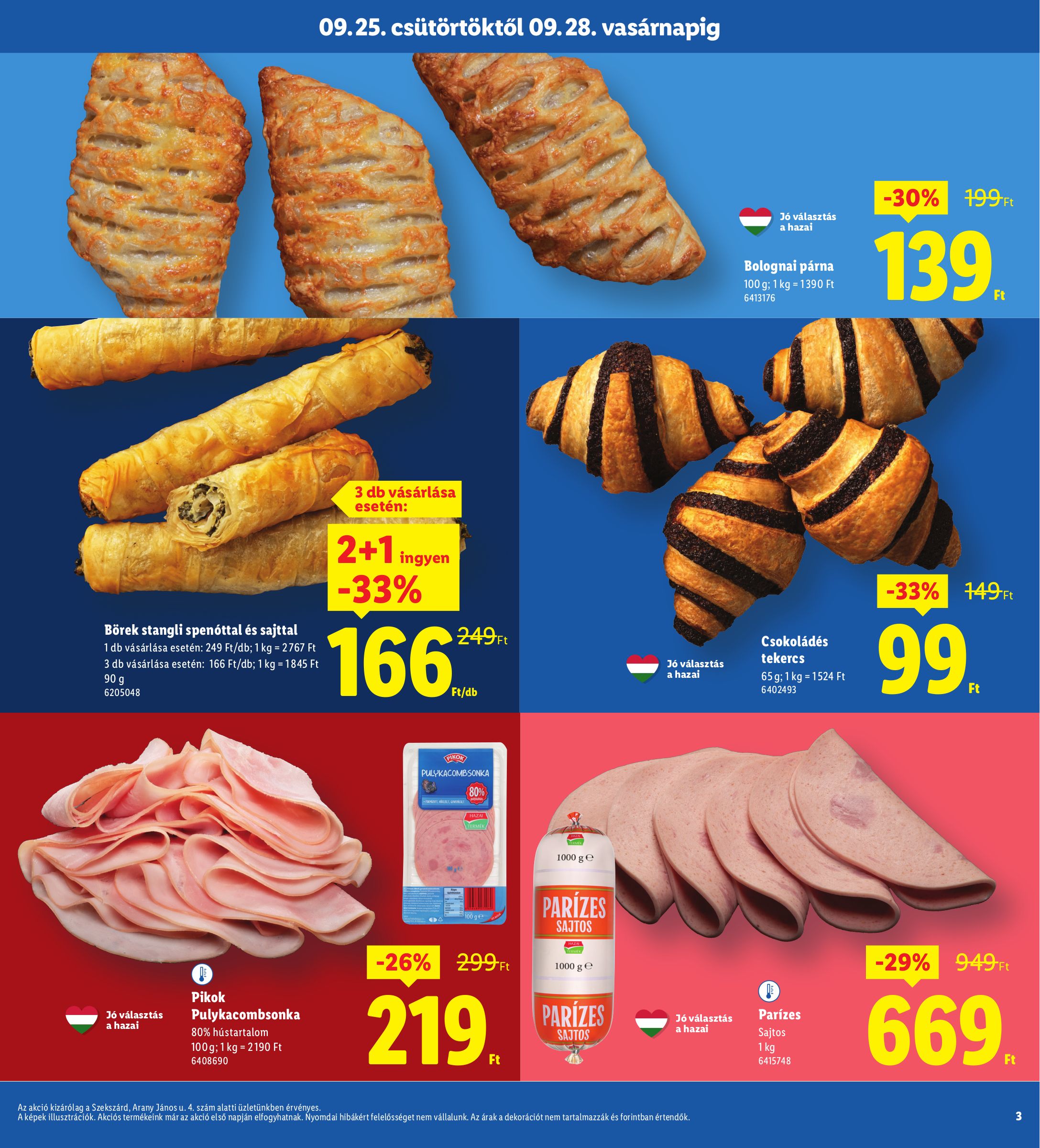 lidl - Lidl - Szekszárd akciós újság, érvényes 09.25. - 09.28. - page: 3