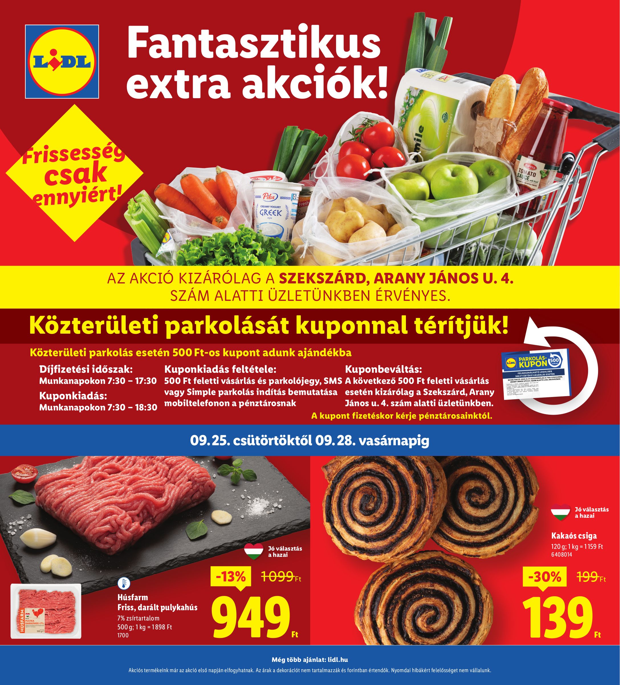 lidl - Lidl - Szekszárd akciós újság, érvényes 09.25. - 09.28.