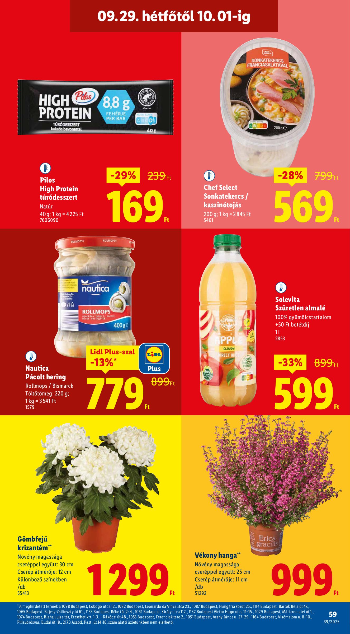 lidl - Lidl akciós újság, érvényes 09.25. - 10.01. - page: 59