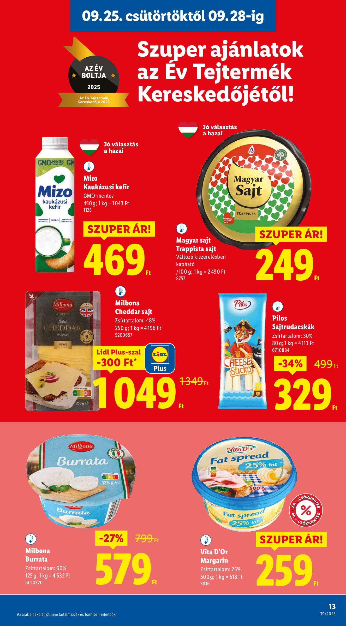 lidl - Lidl akciós újság, érvényes 09.25. - 10.01. - page: 13
