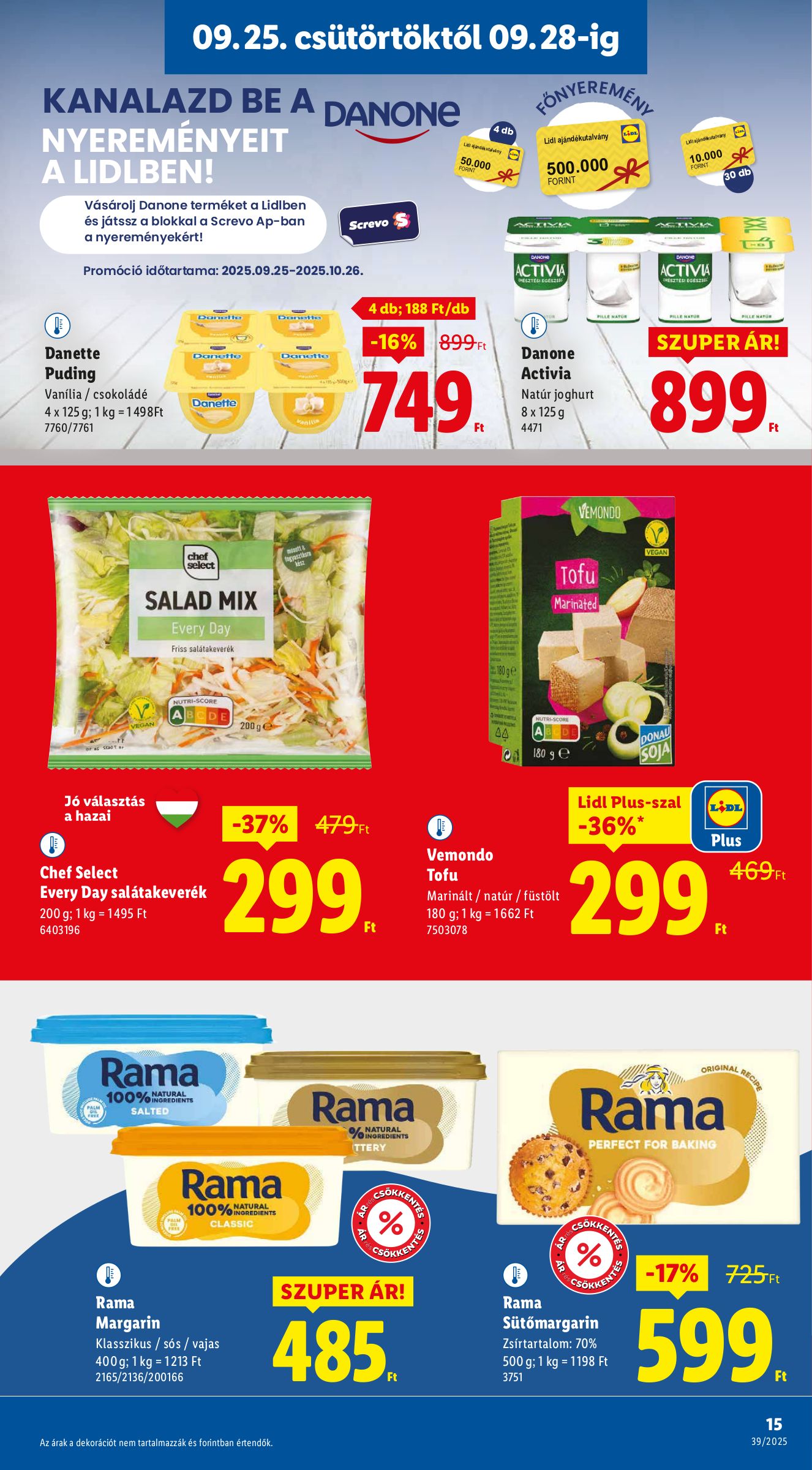 lidl - Lidl akciós újság, érvényes 09.25. - 10.01. - page: 15
