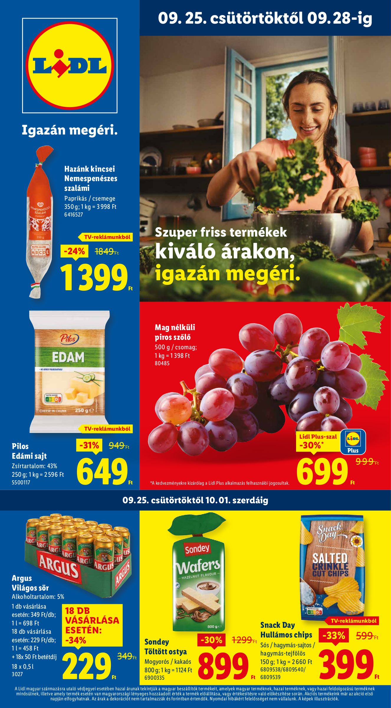 lidl - Lidl akciós újság, érvényes 09.25. - 10.01. - page: 3