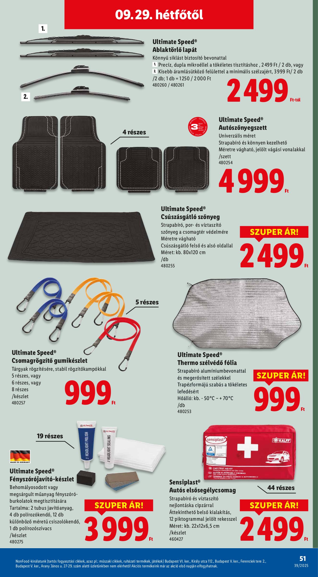 lidl - Lidl akciós újság, érvényes 09.25. - 10.01. - page: 51