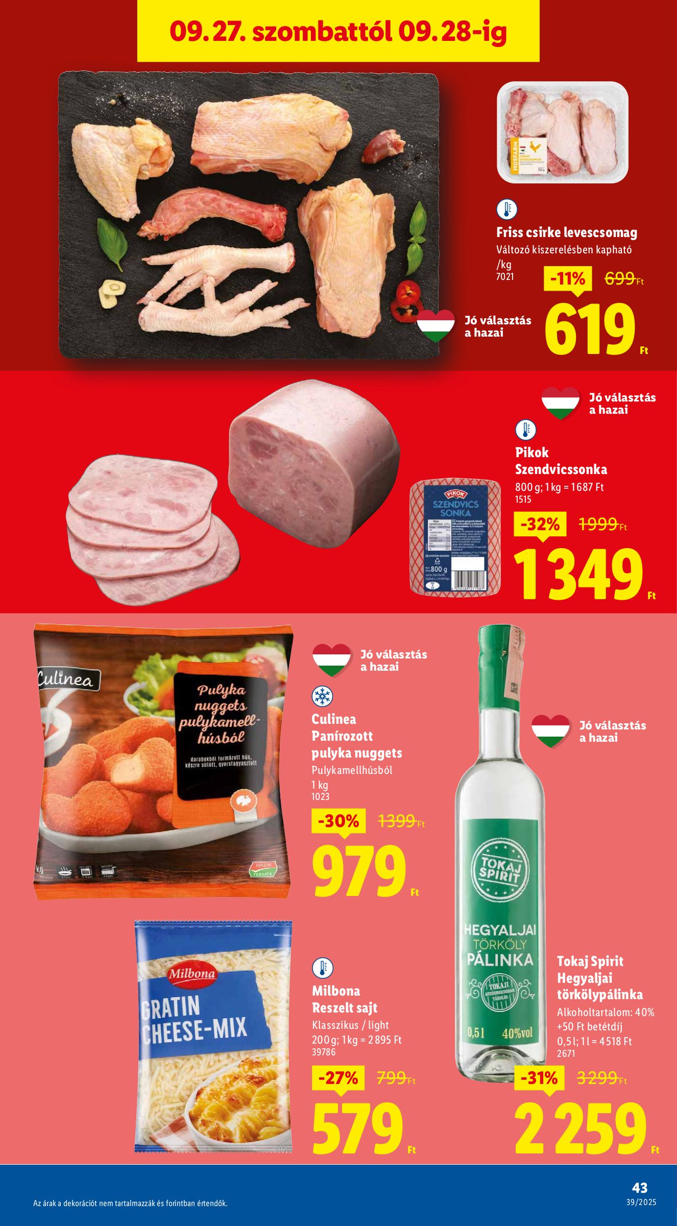 lidl - Lidl akciós újság, érvényes 09.25. - 10.01. - page: 43