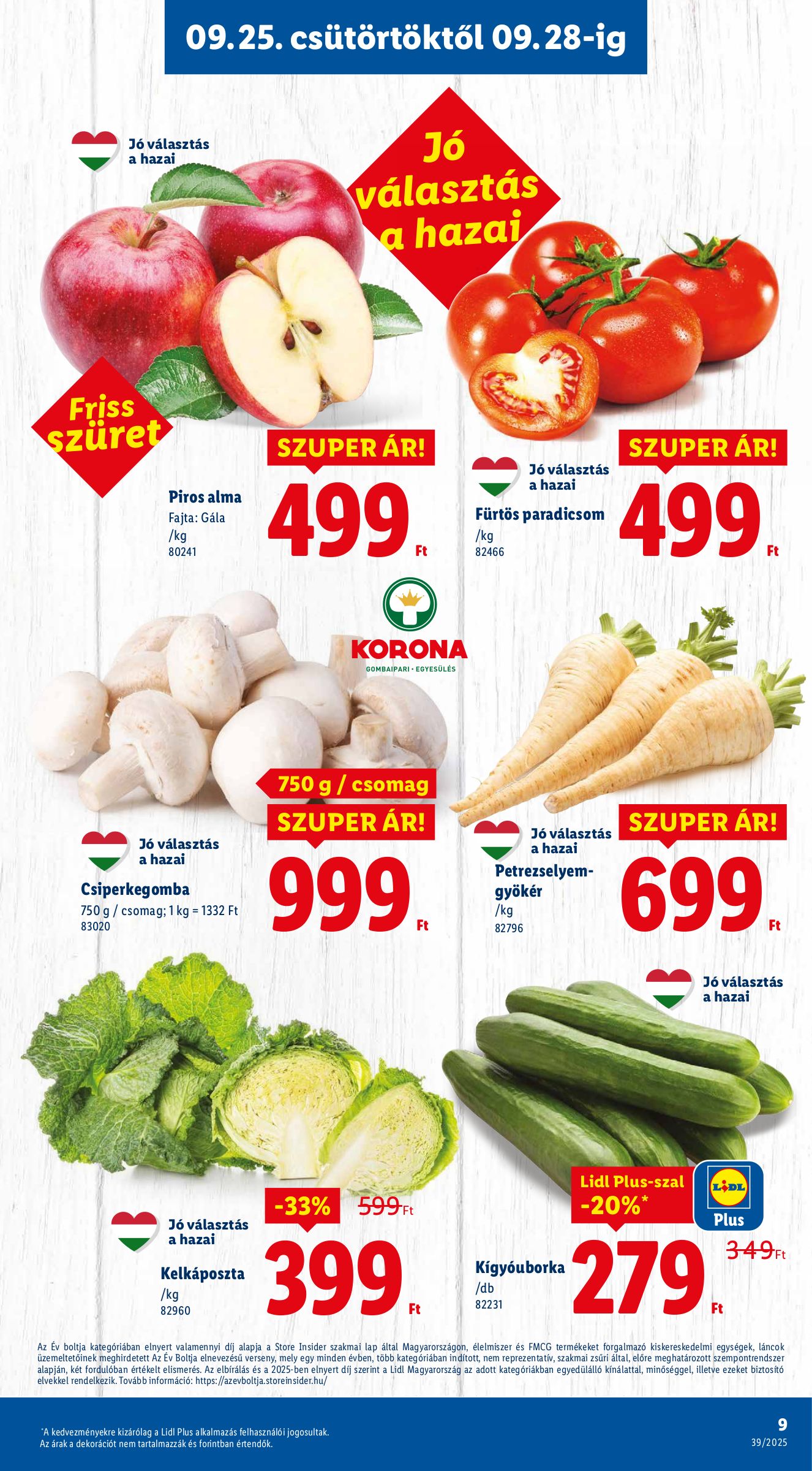 lidl - Lidl akciós újság, érvényes 09.25. - 10.01. - page: 9