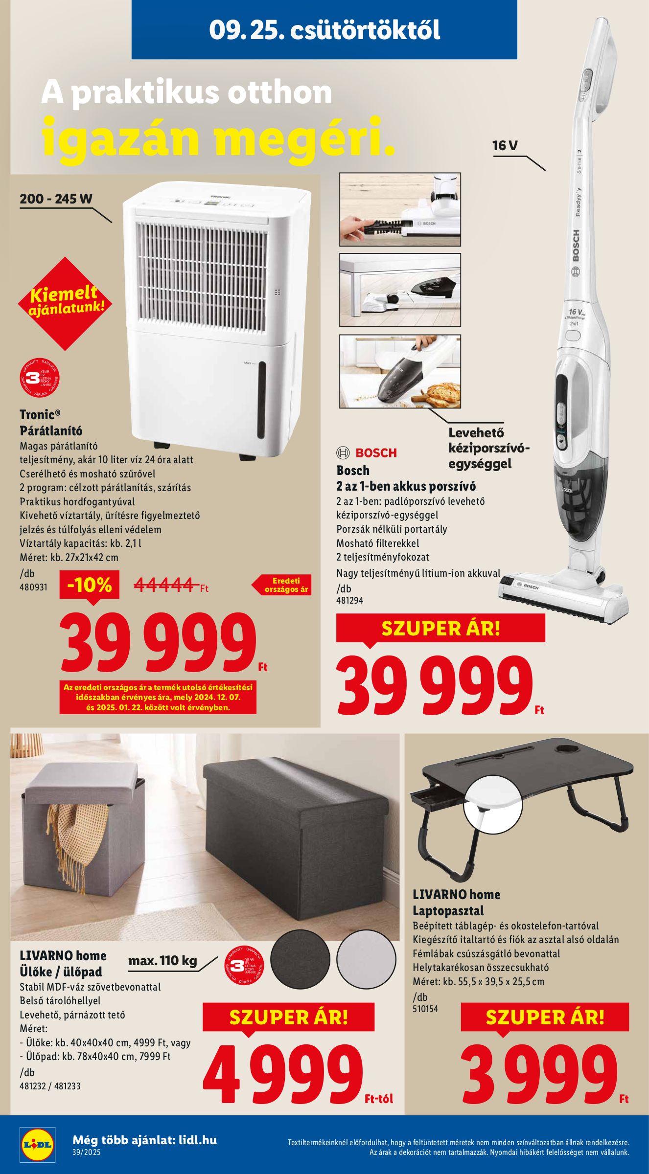 lidl - Lidl akciós újság, érvényes 09.25. - 10.01. - page: 36