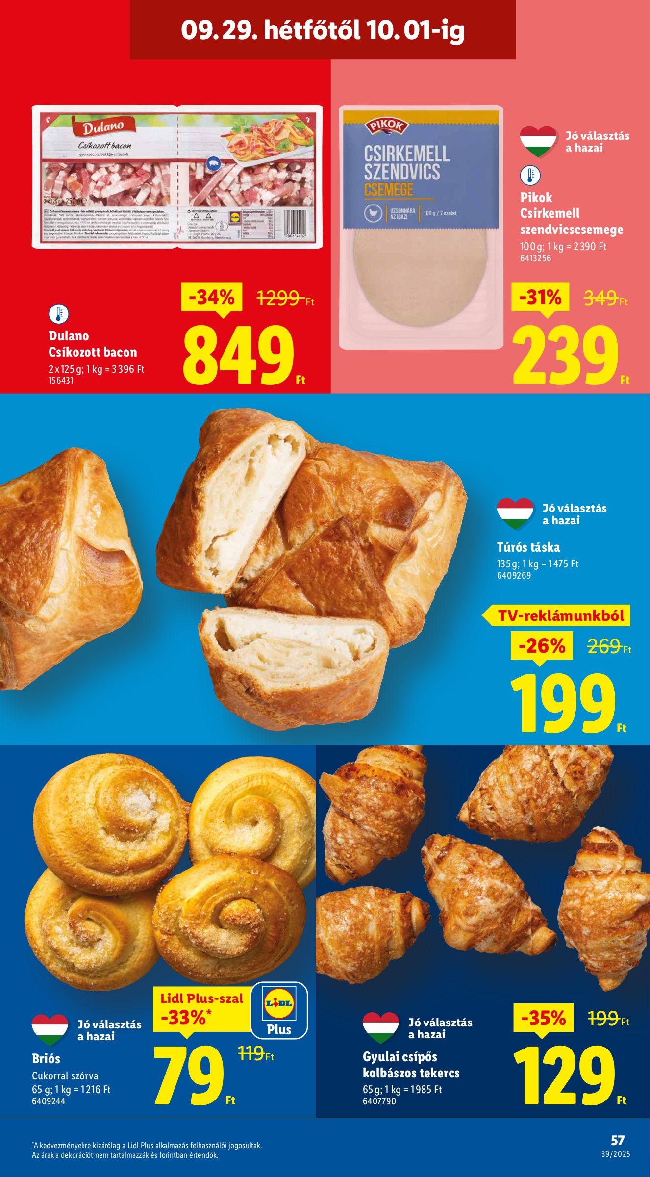 lidl - Lidl akciós újság, érvényes 09.25. - 10.01. - page: 57
